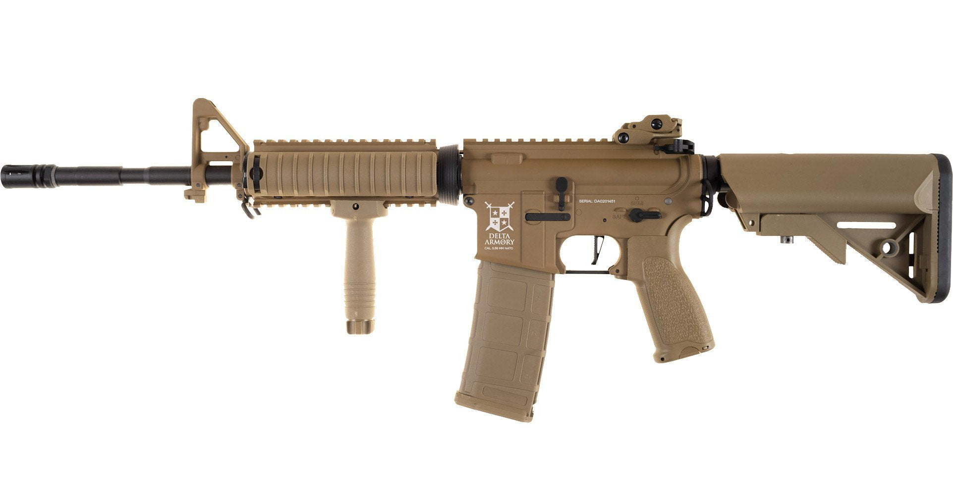 Delta Armory M4 RIS ALPHA (full metal) - Full Tan-0