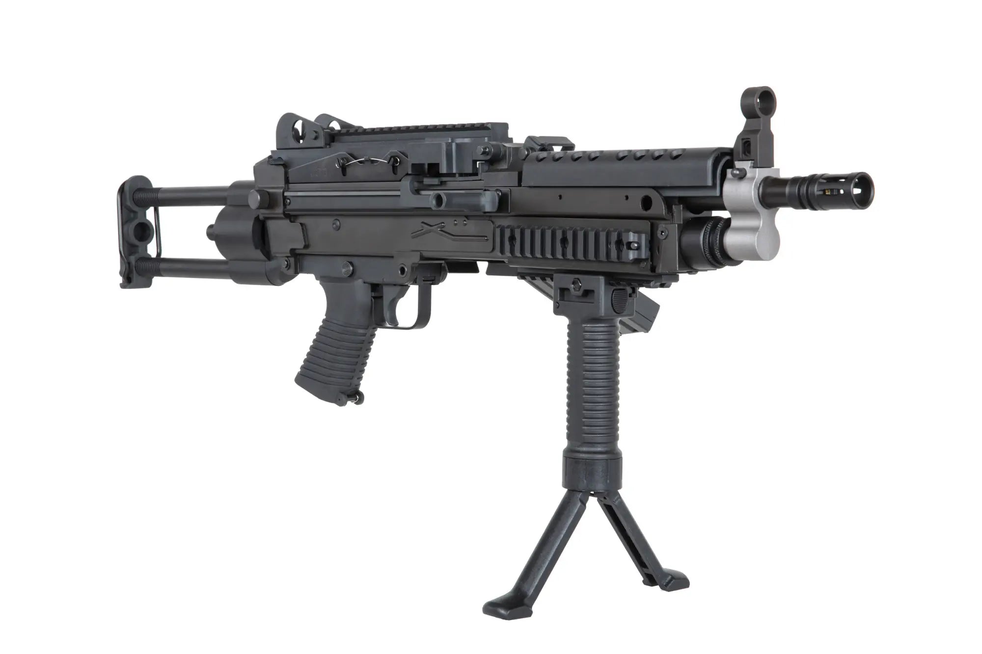 A&K M249 Para Black Airsoft Machine Gun