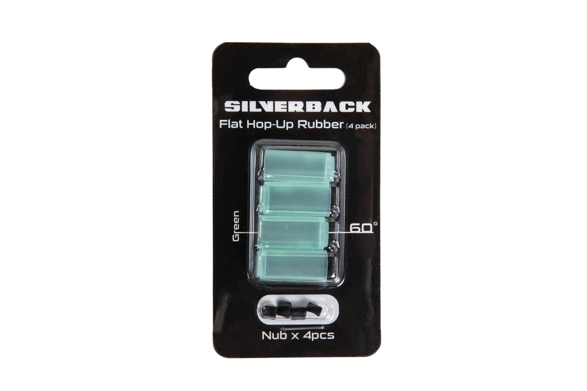 Set of 4 Hop-Up Silverback 60° elastics SRS/TAC-41 (silicone version)