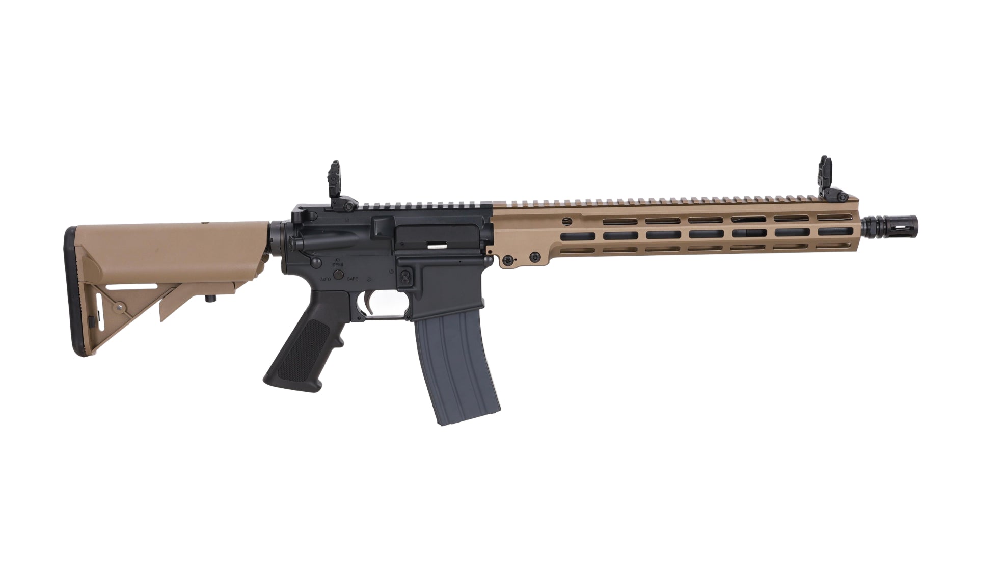 Cyma M4/AR15 MK16 CGS GBBR Assault Rifle 14.5" - Half-Tan-1