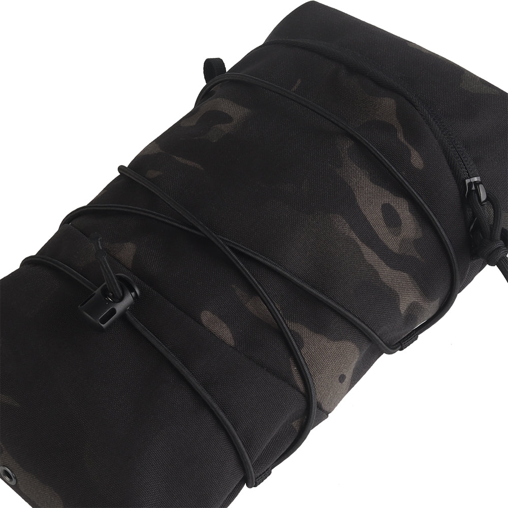 Wosport Cargo universal pocket 3x6 Vertical Laser Cut Multicam Black