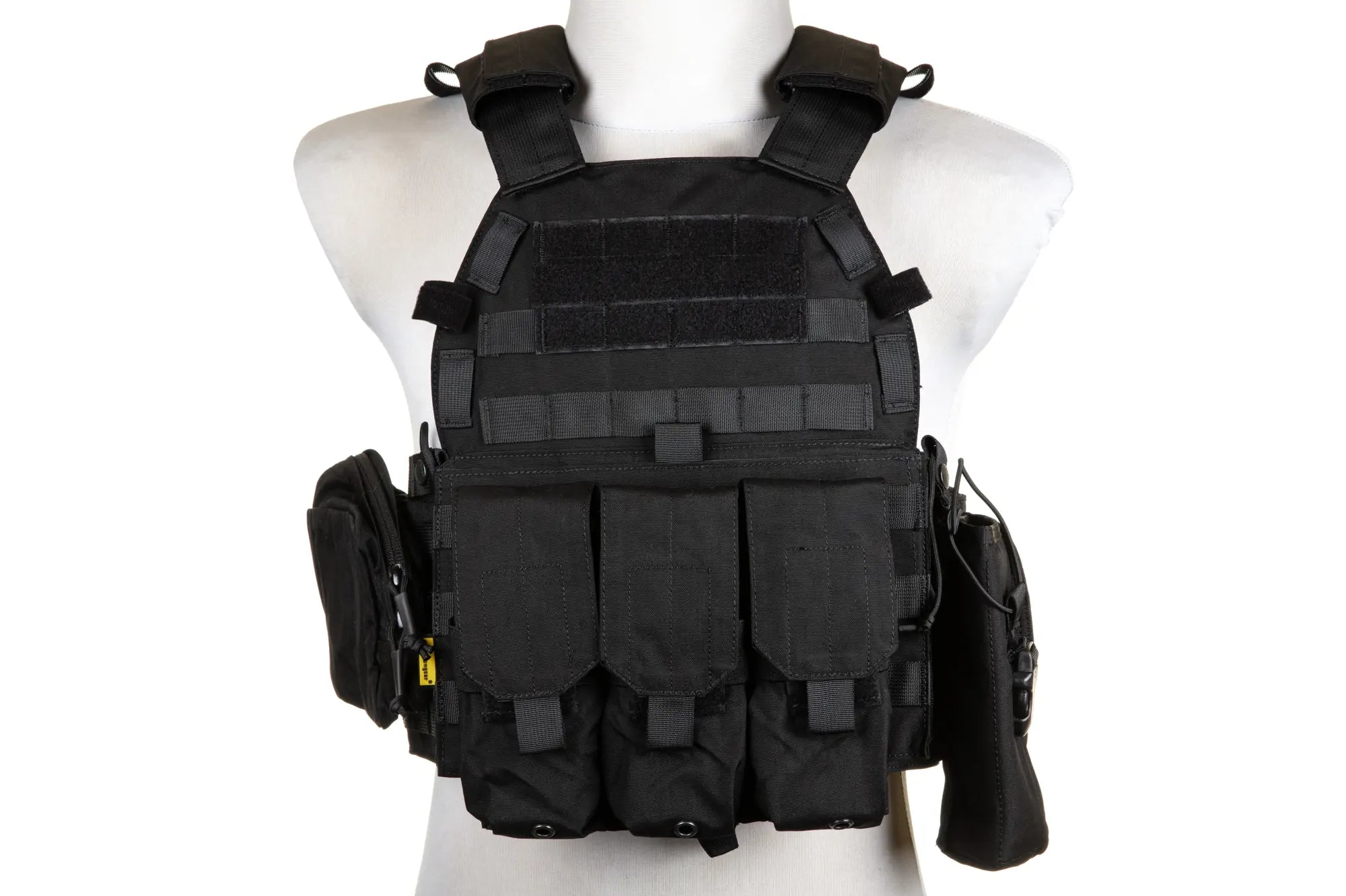 Emerson Gear 6094A Style Plate Carrier Vest with Cargo Kit Black-1