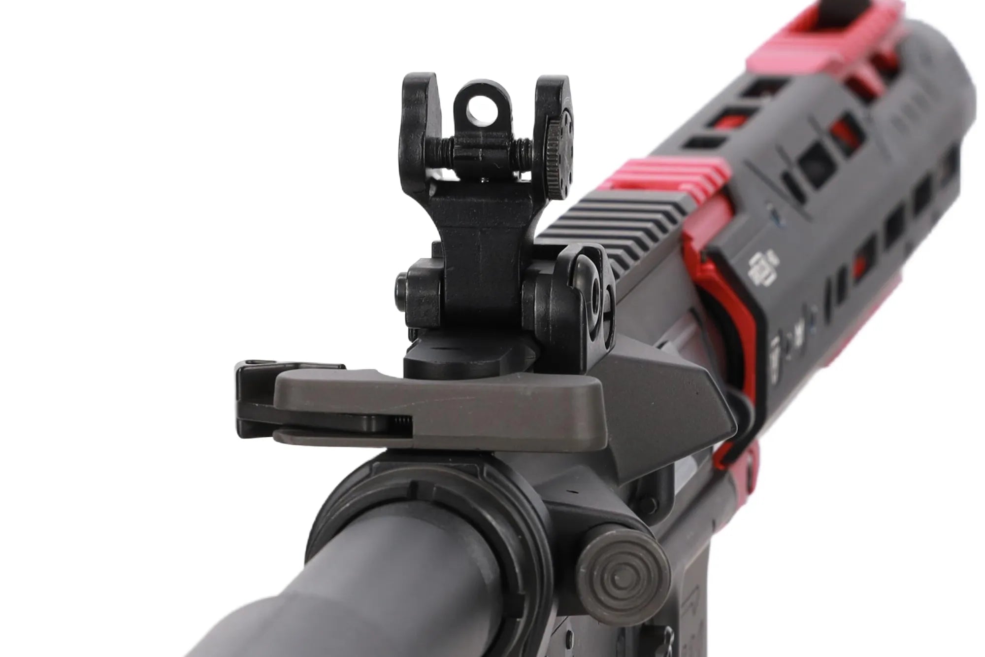 King Arms x Strike Industries Sentinel GRIDLOK® 11" Aster SE ETU Black and Red airsoft Carbine