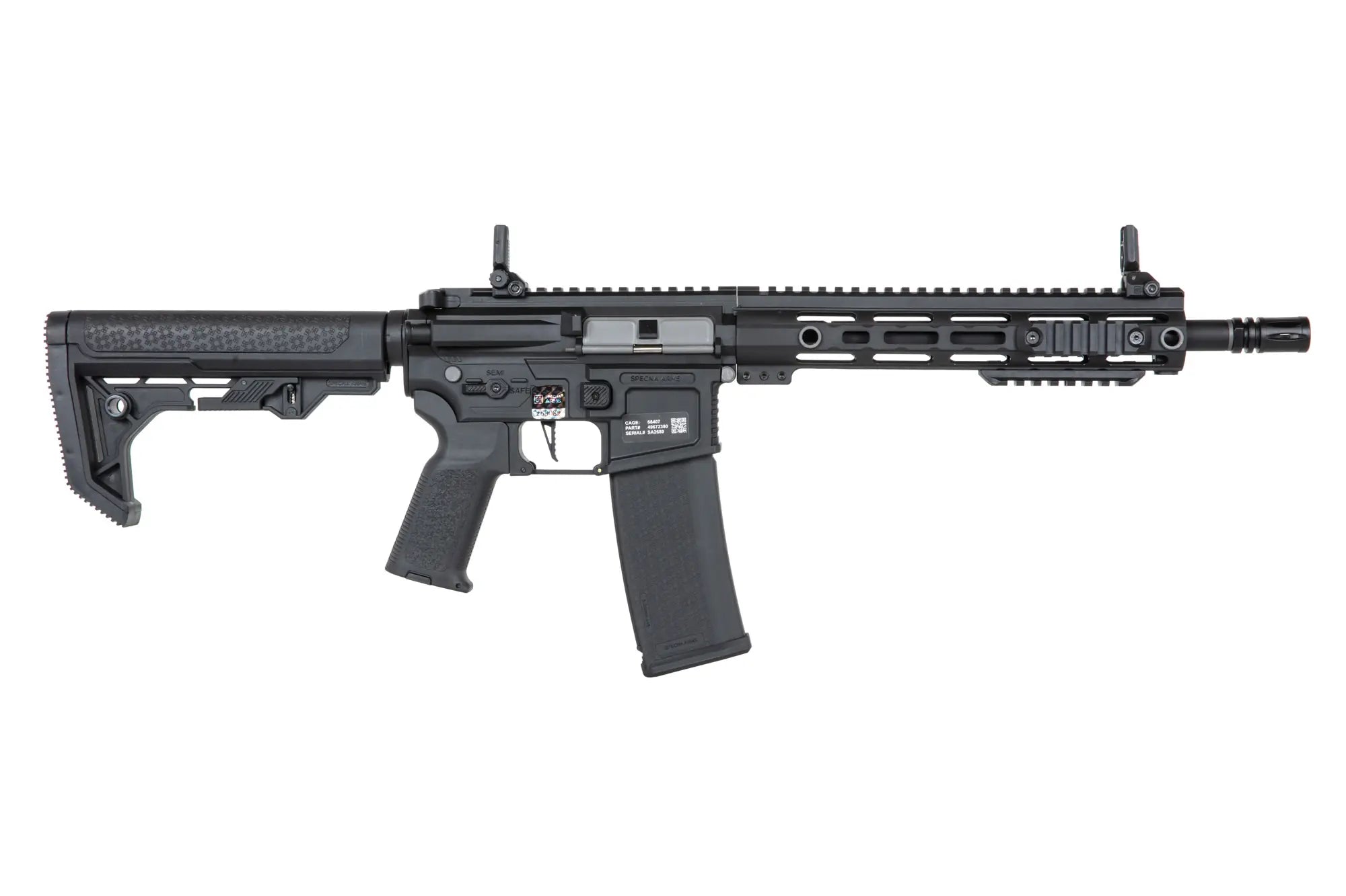 Specna Arms SA-F05-RL FLEX™ Light Ops Stock/ New Receiver HAL ETU™ airsoft Carbine Black