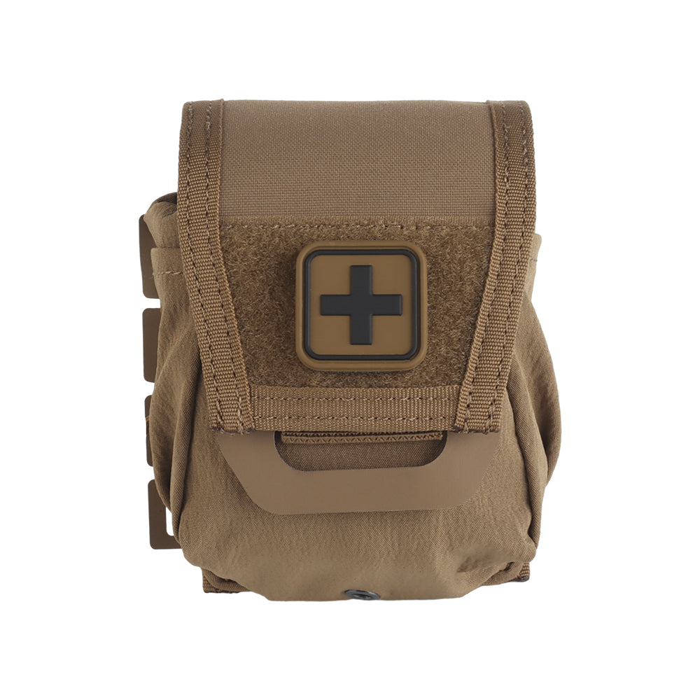 Wosport BP-136 Coyote Brown small first aid kit-1