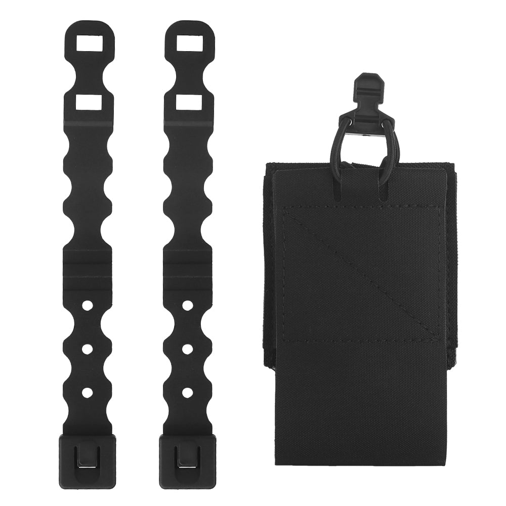 Wosport flexible magazine pouch for MG-122 rifle magazine Black-1