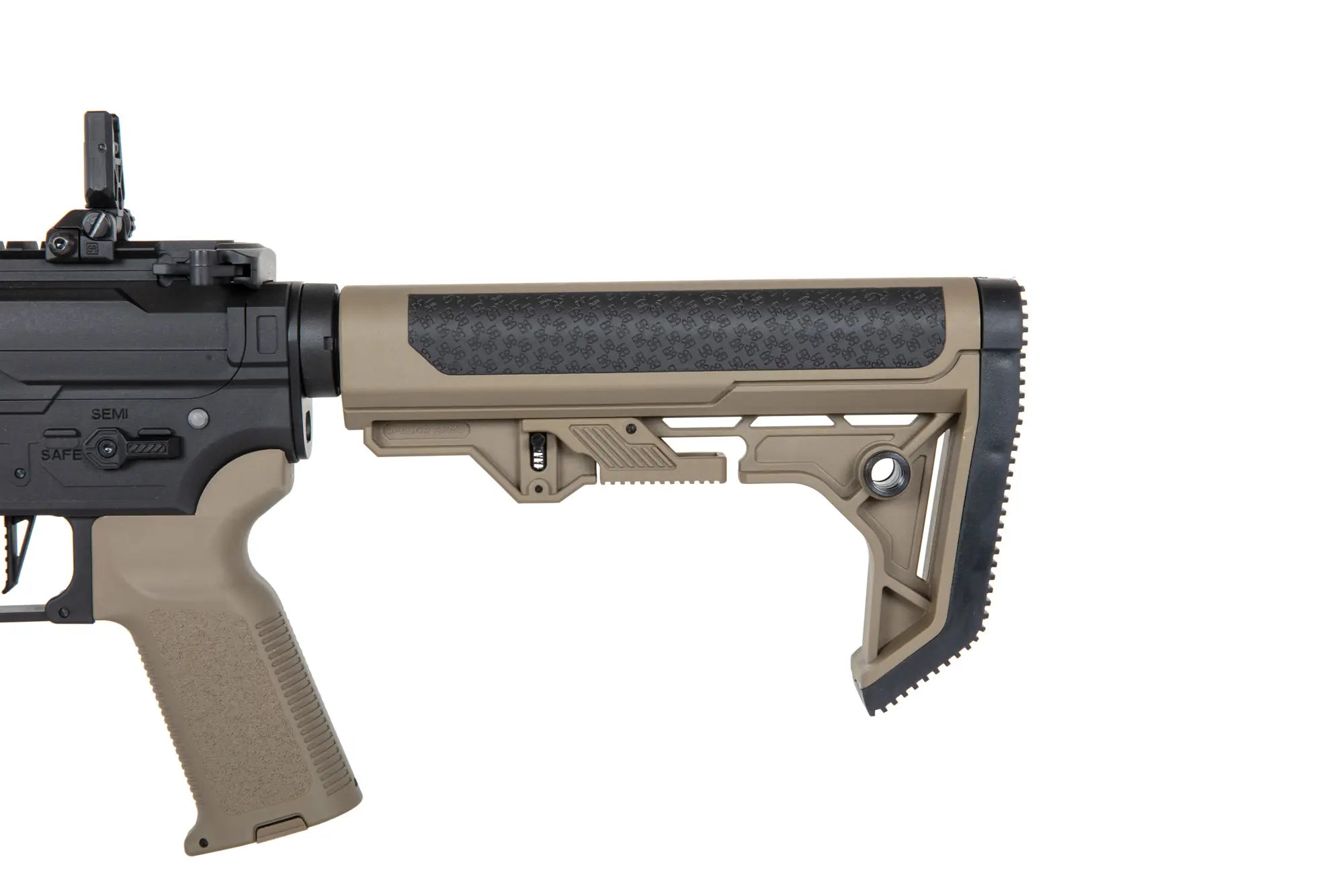 Specna Arms SA-F05-RL FLEX™ Light Ops Stock/ New Receiver HAL ETU™ Half-Tan airsoft Carbine-1