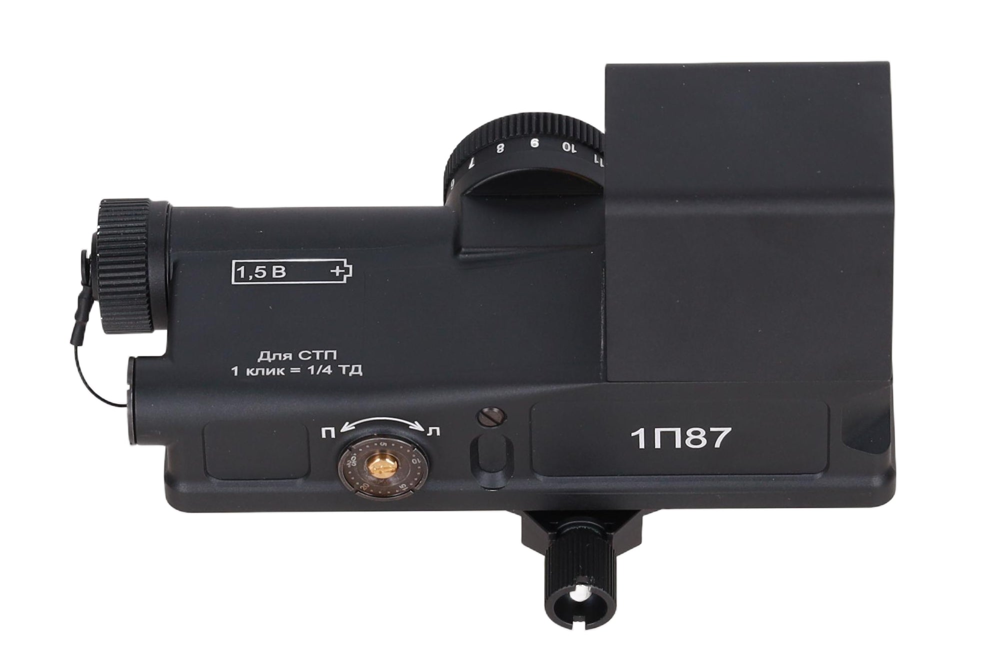 JJ Airsoft 1P87 Waldaj Red Dot Sight Black