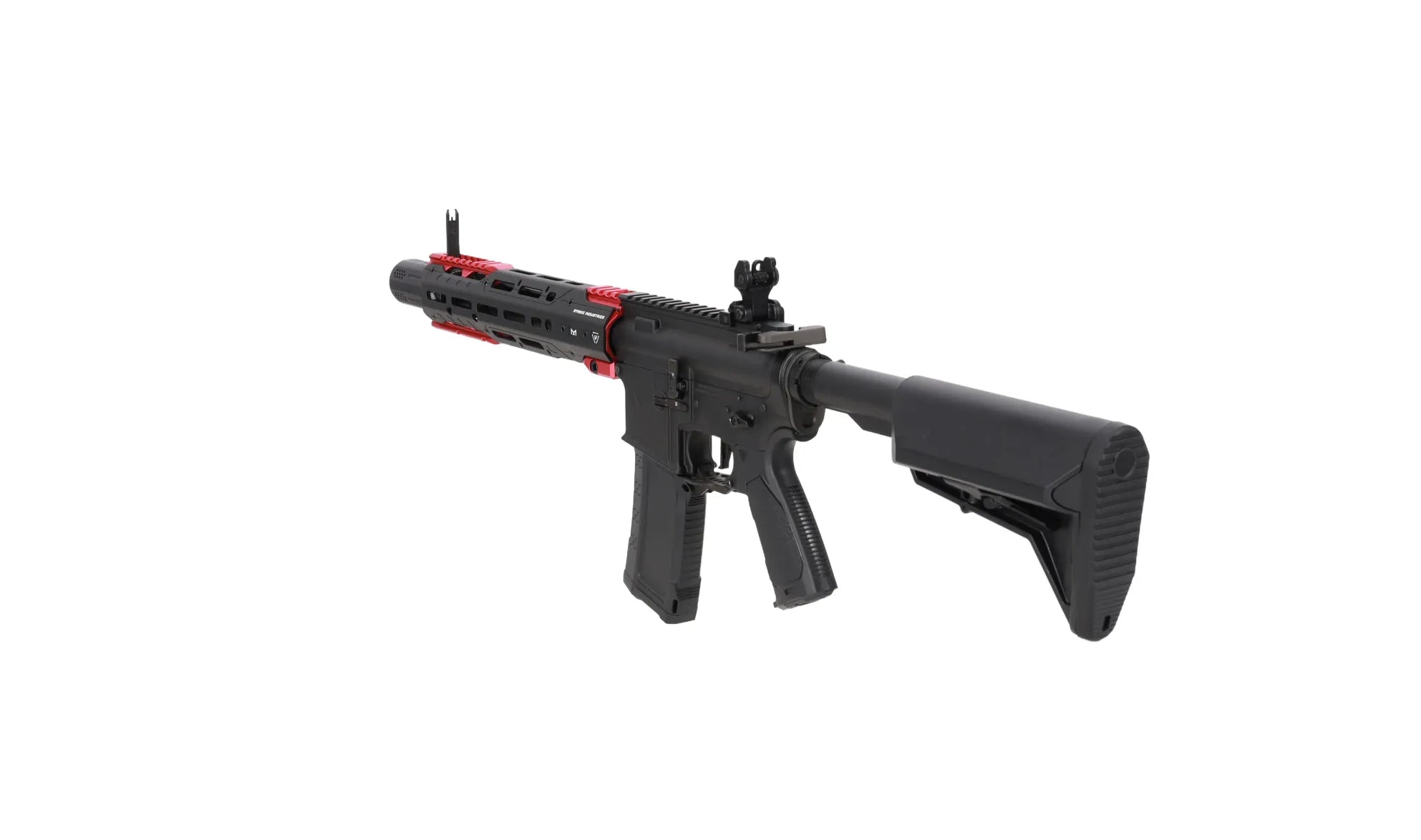 King Arms x Strike Industries Sentinel GRIDLOK® 11" Aster SE ETU Black and Red airsoft Carbine-2