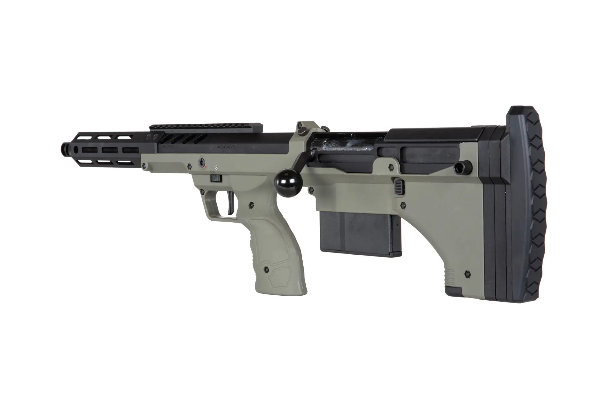 Desert Tech SRS-A2/pim/M2 Covert 16" Sniper Rifle Replica (Left Handed) Olive