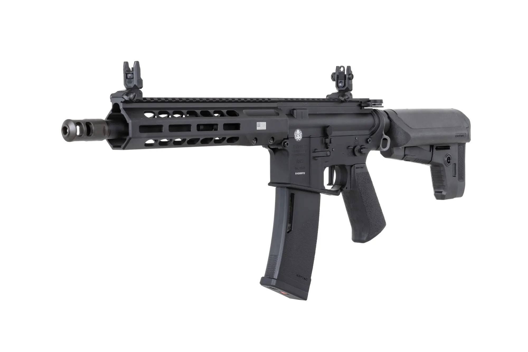 Krytac Barrett REC7 MK3 SBR airsoft Carbine Black
