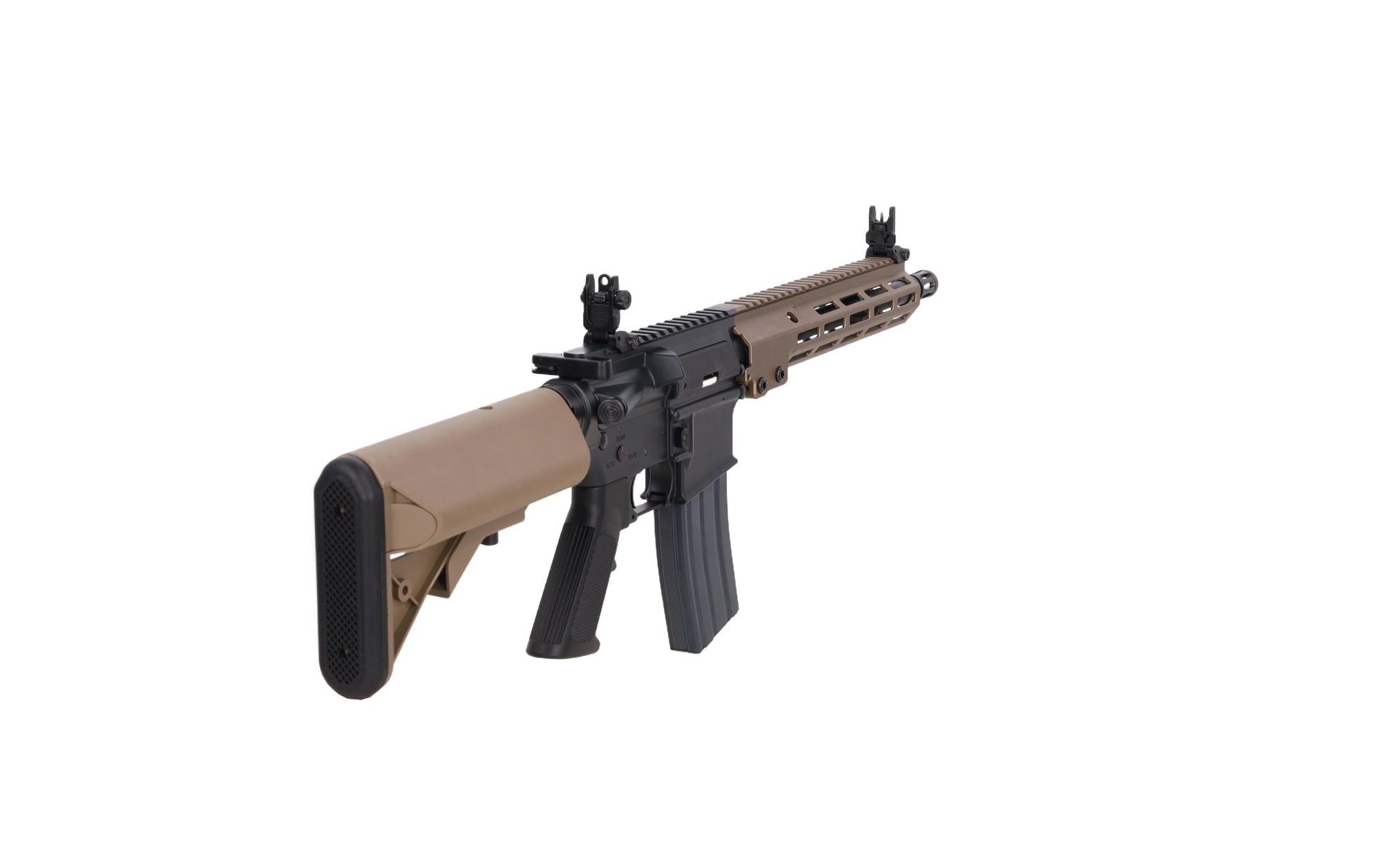 Cyma M4/AR15 MK16 CGS GBBR Assault Rifle 11.5" - Half-Tan-1