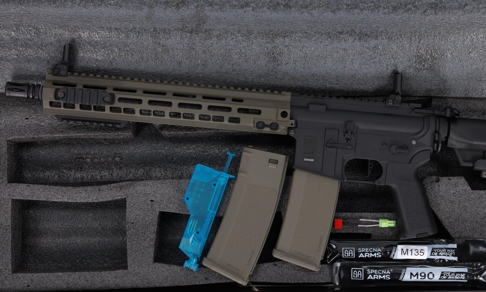 Specna Arms M4/AR15 SA-P30 PRIME BLDC AEG 14" assault rifle - Olive
