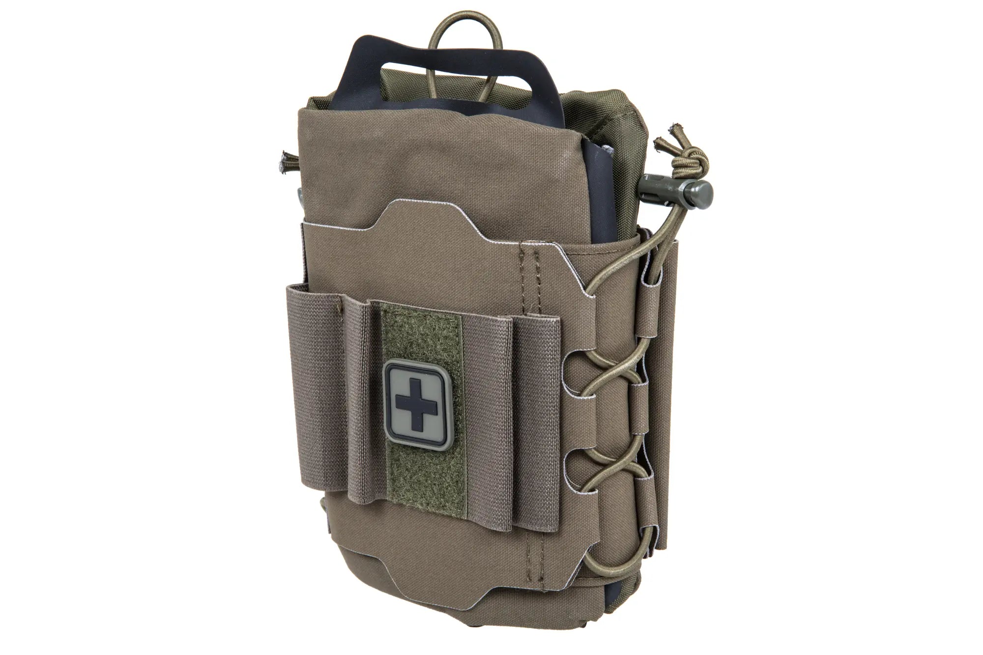 Tactical tear-off first aid kit with Velcro Wosport Ranger Green