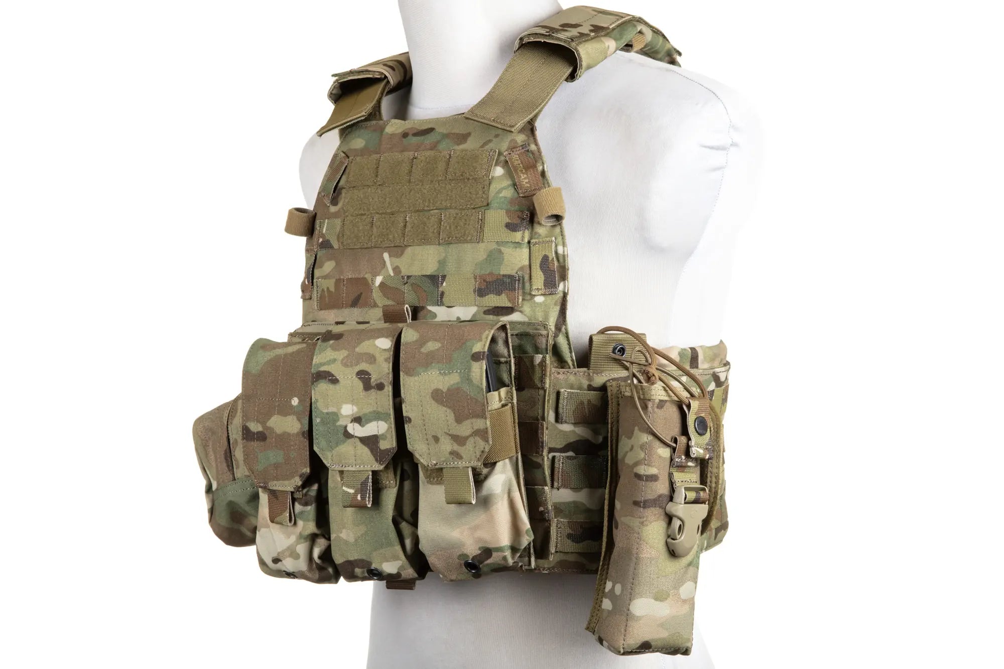 Emerson Gear 6094A Style Plate Carrier waistcoat with loader set Multicam