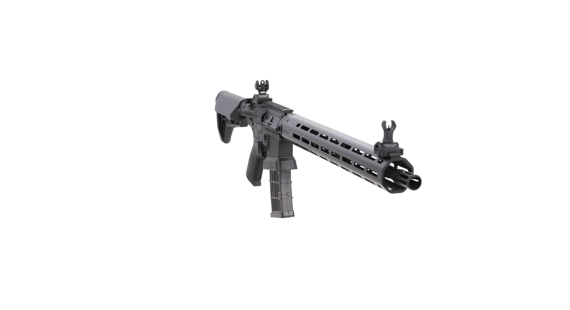King Arms x Lancer Systems airsoft Carbine L15 LCH7 15" Faux Carbon Black-1