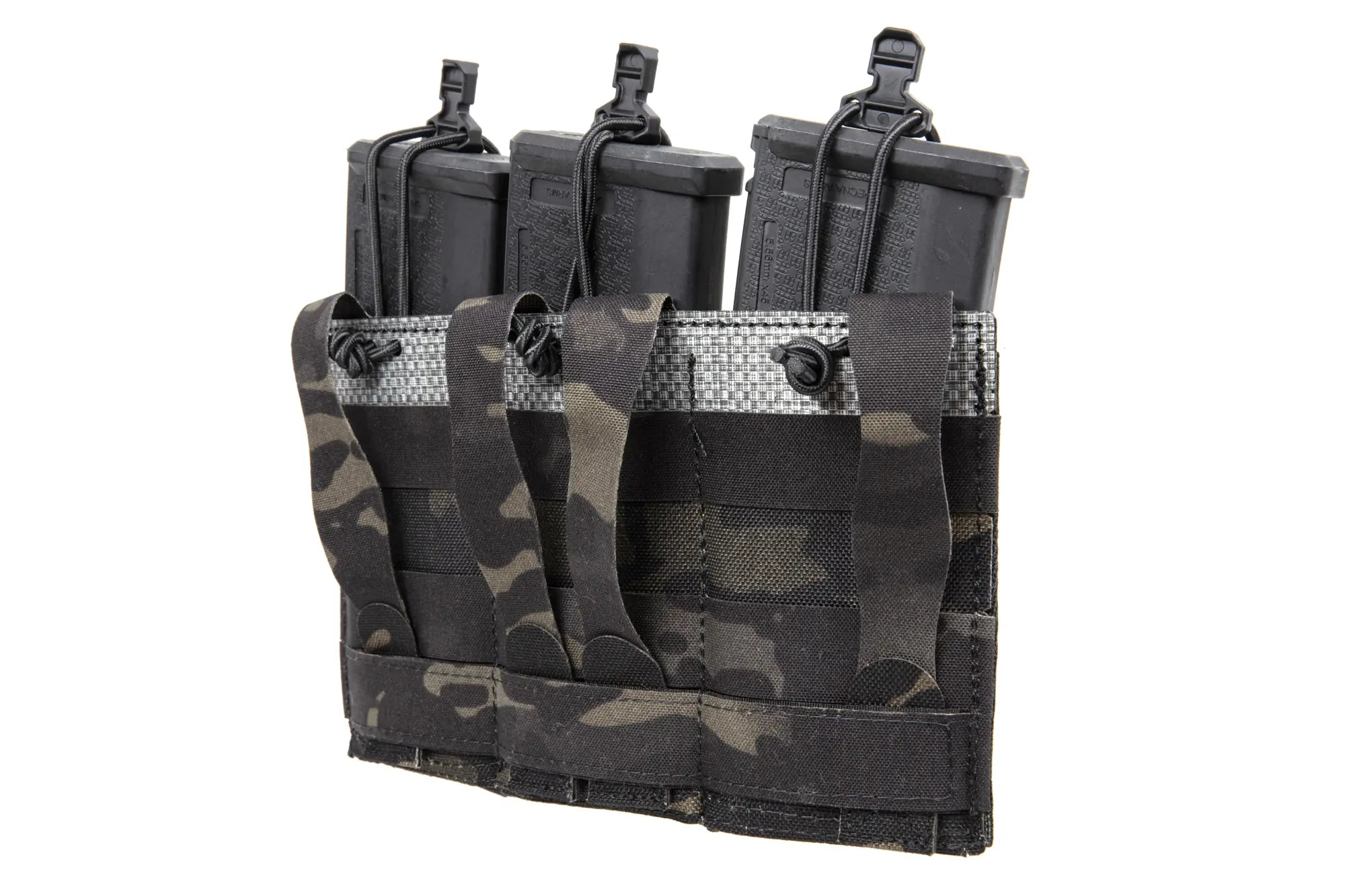 Front panel for three 5.56 MG-87R-BCP magazines