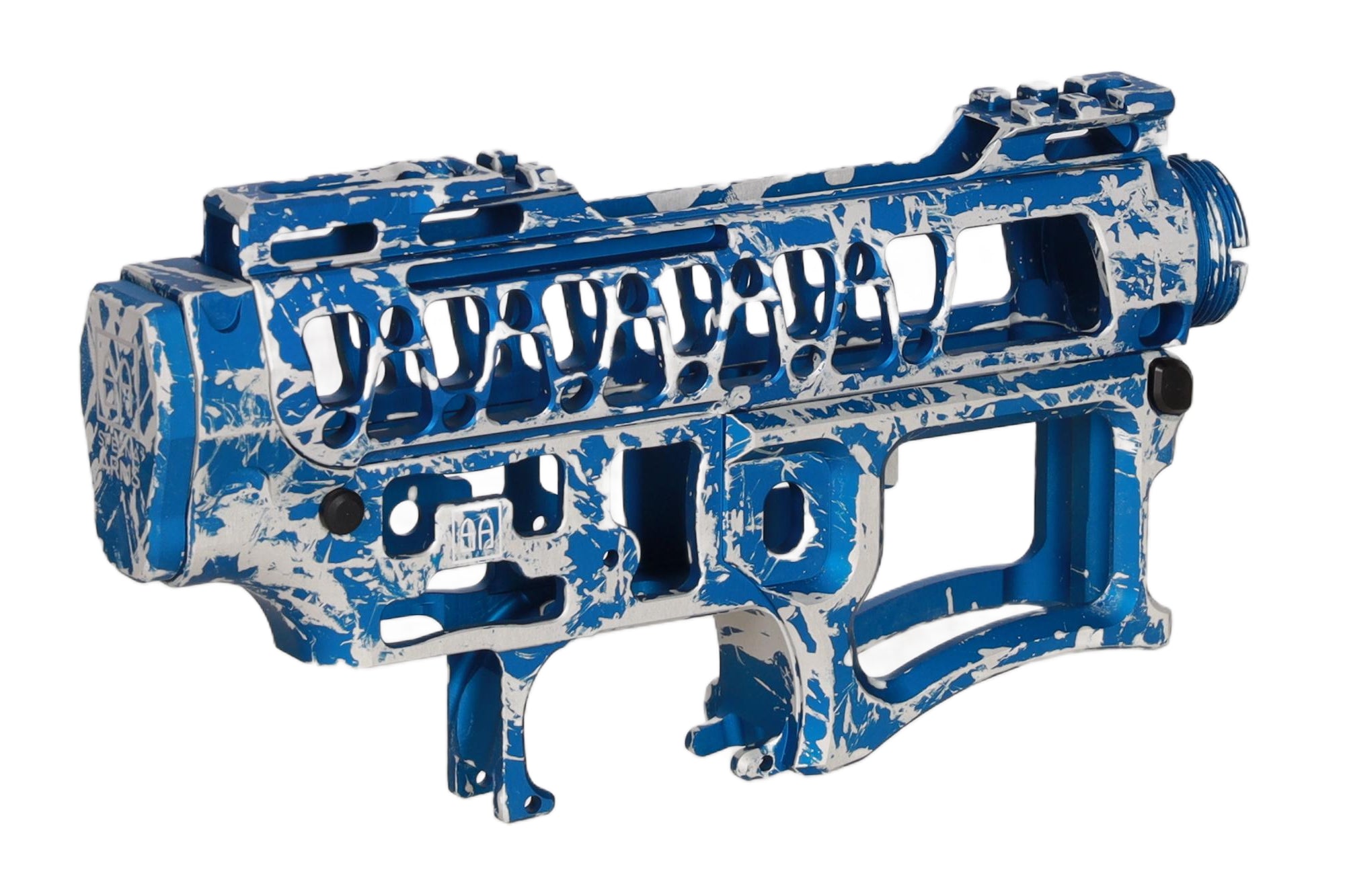 Specna Arms x Mancraft CNC Speedsoft Splash Anodised kit for M4/M16 replicas Blue