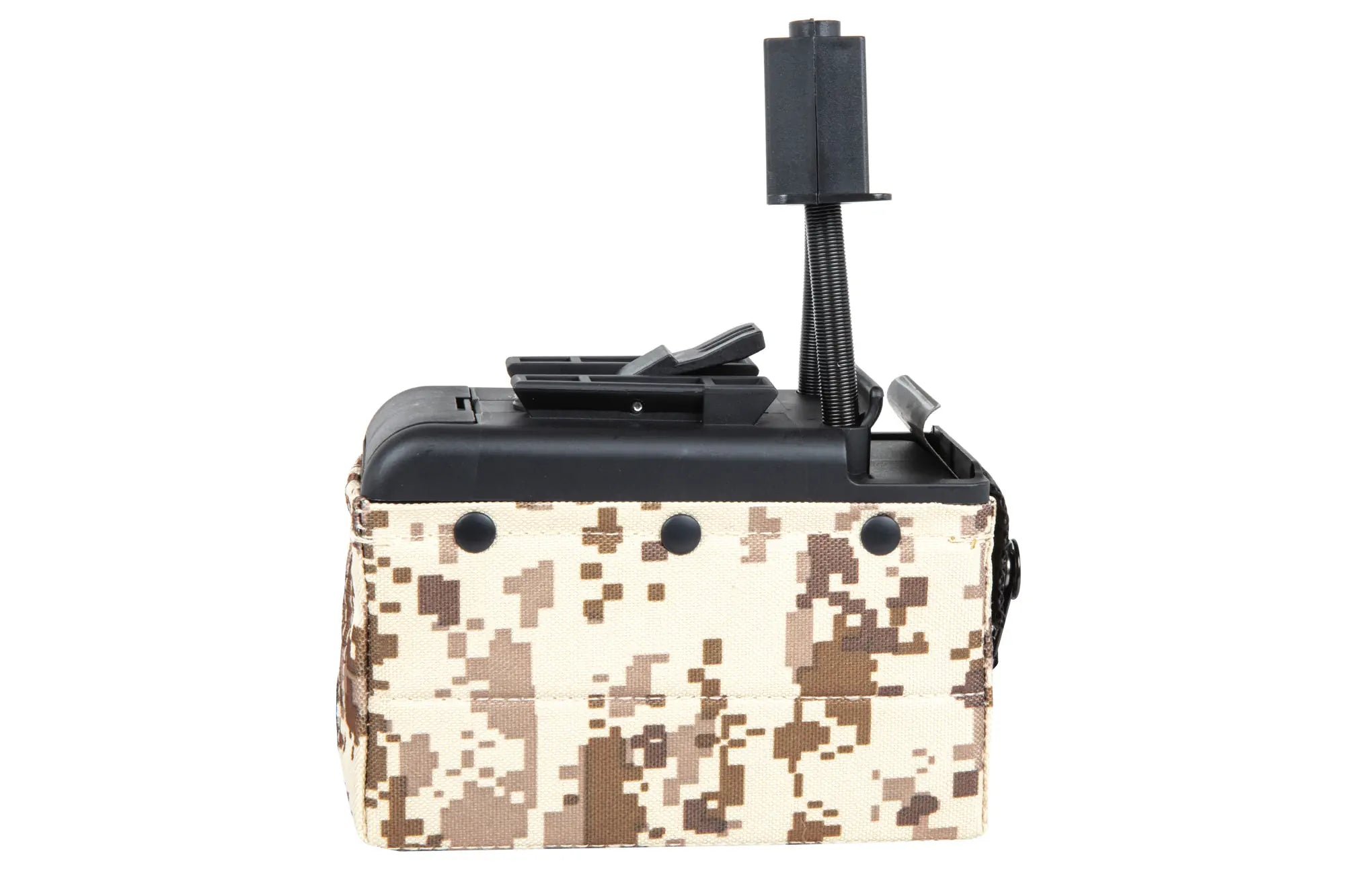 A&K electric box magazine for 2000 BBs for M249 replicas Digital Desert