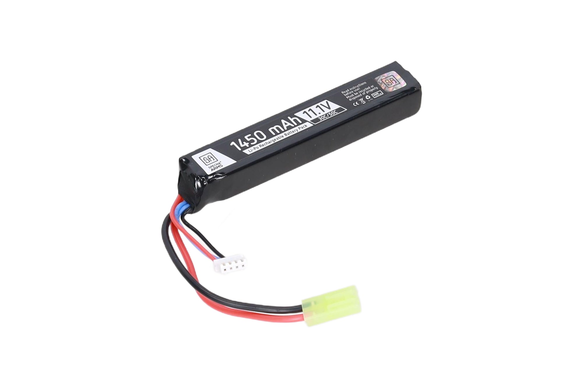 Specna Arms 11.1V 1450mAh LiPo battery 30/50C Tamiya mini