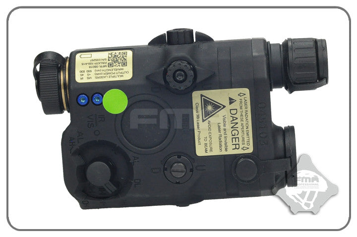 FMA AN/PEQ15 LA-5 IR Upgrade Version (LED / IR Flashlight, Green Laser) - Black
