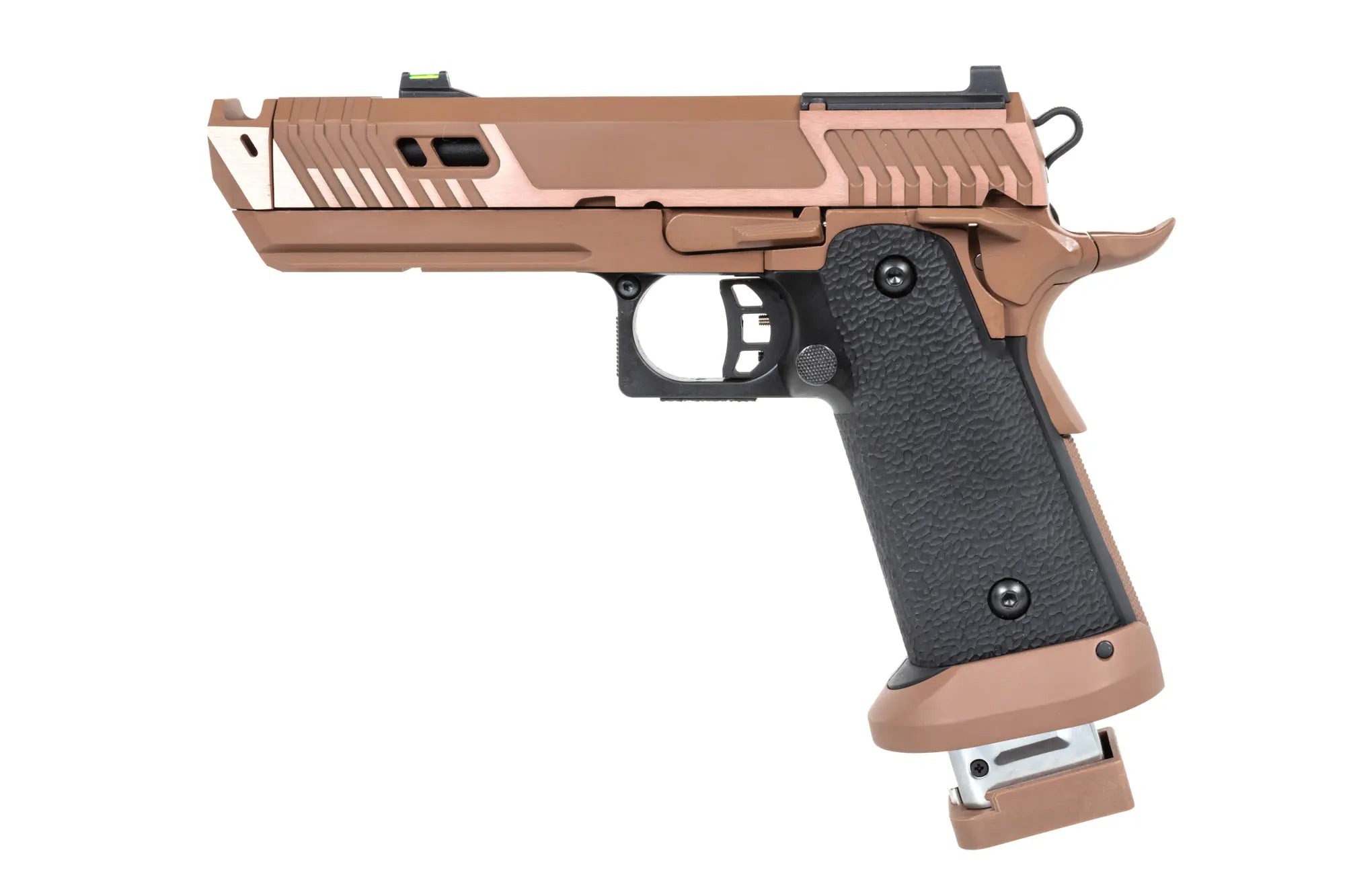 airsoft SRC Sahara Viper DUAL POWER pistol with transport case and CO2 magazine Flat Dark Earth-1