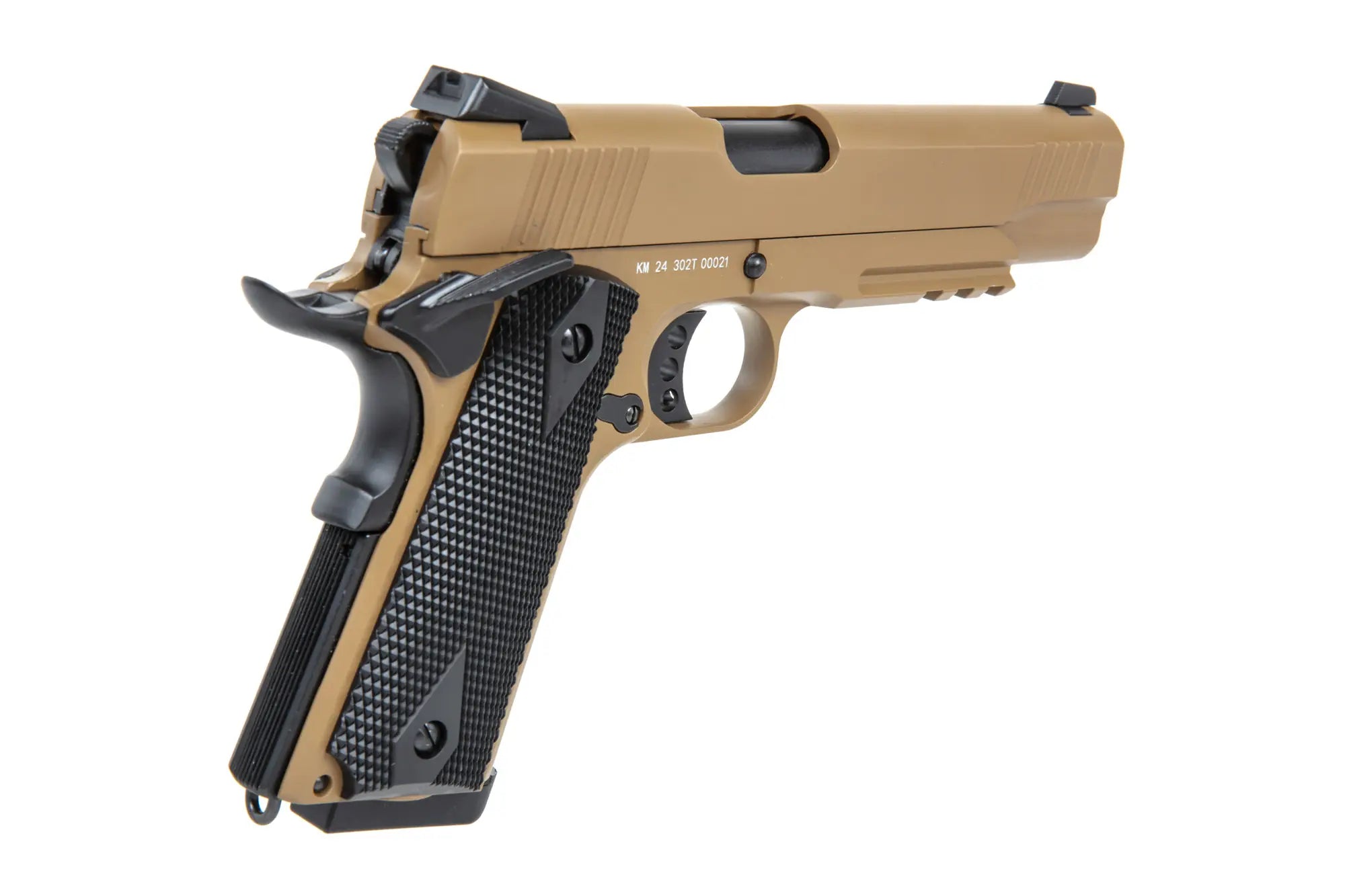 Replica of the Double Bell M1911 302 Tan pistol-1