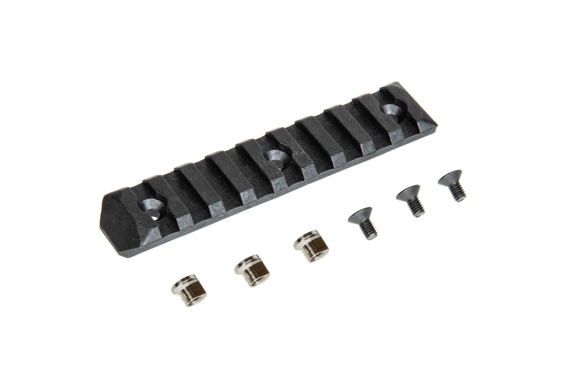 9-slot ERS ™ KeyMod rail - black