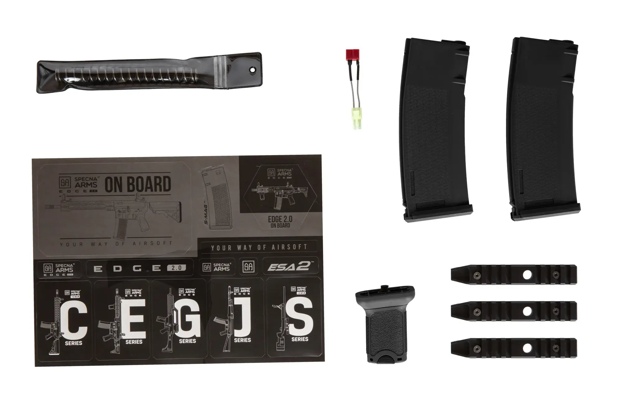 SA-E09 EDGE 2.0 Tan Bundle Fusil Airsoft + Chargeur et Batterie