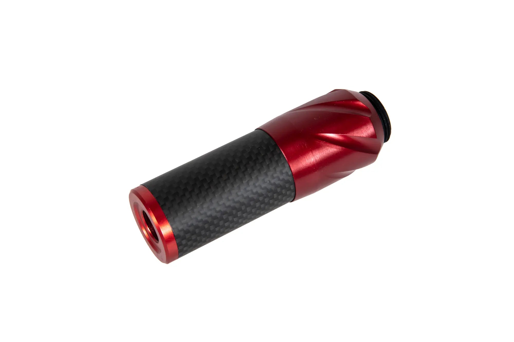 Carbon Silencer DSL2 36x100mm - Red