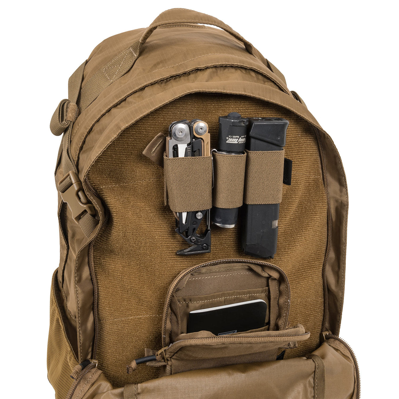 EDC Lite Nylon 21l Coyote Brown Backpack-2