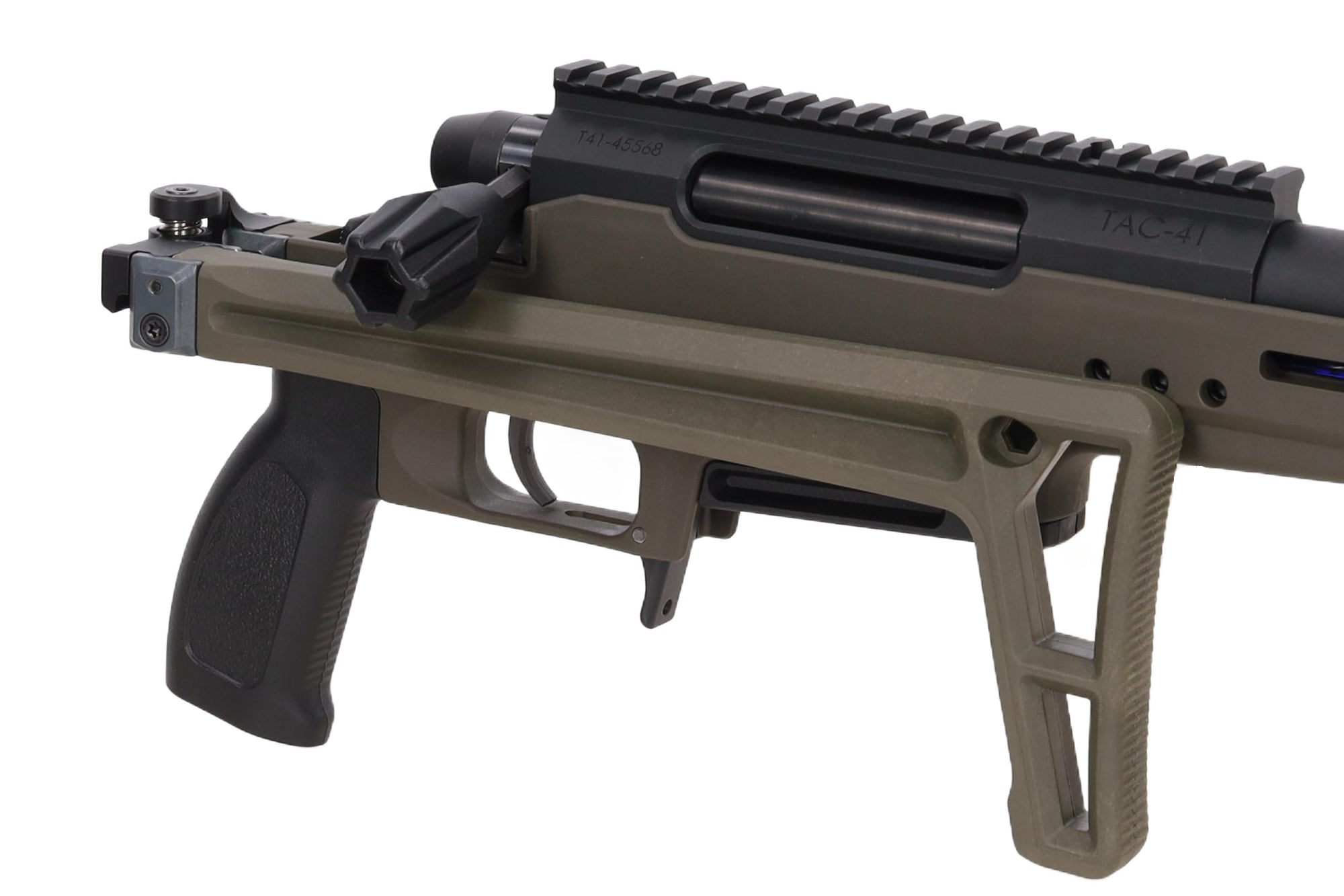 Silverback TAC-41LL-S Bolt-Action Sniper Rifle Folding Stock - Olive-1