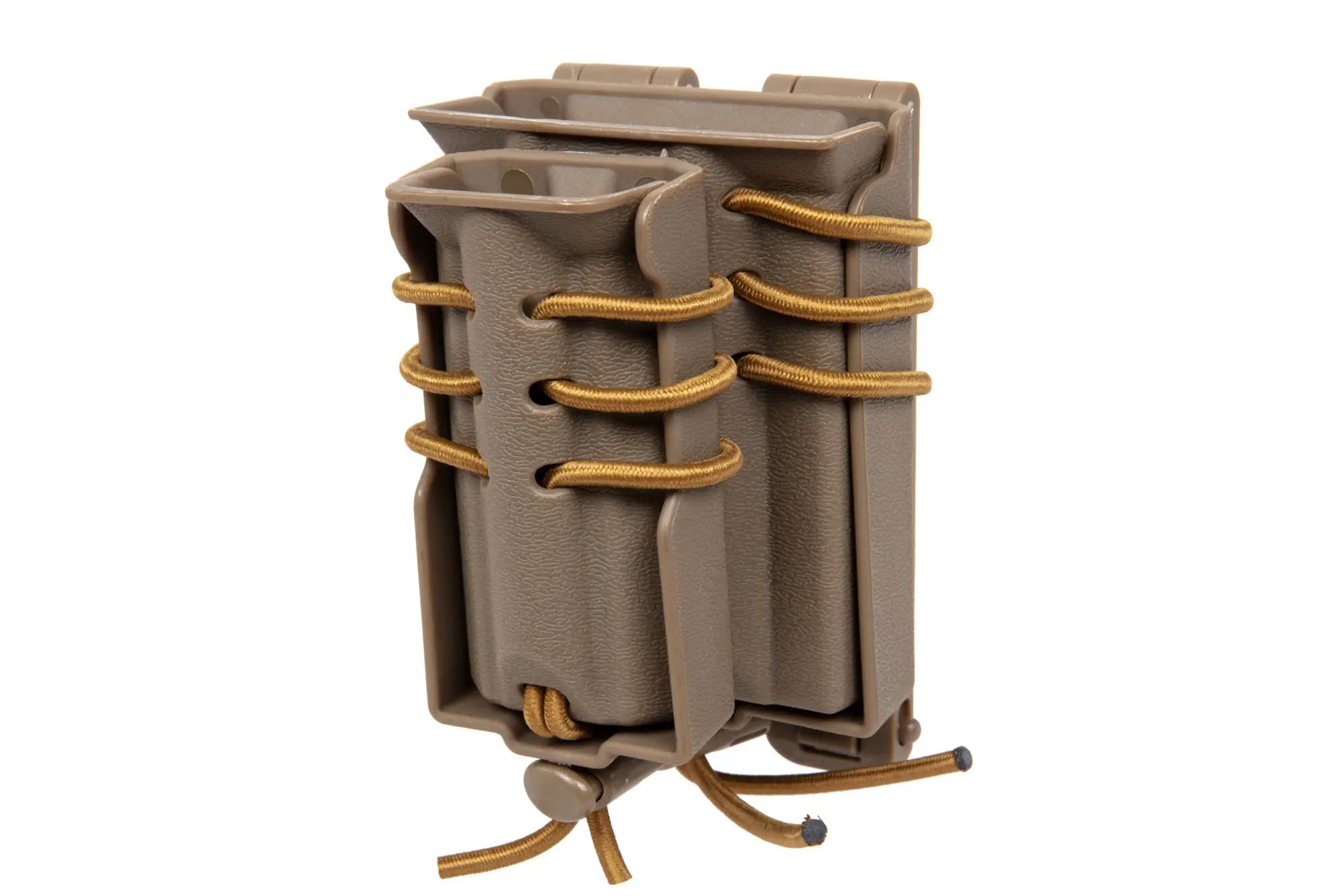 Carrier for 2 M4/M16 and 9mm magazines Wosport Urban Assault Quick Pull Tan