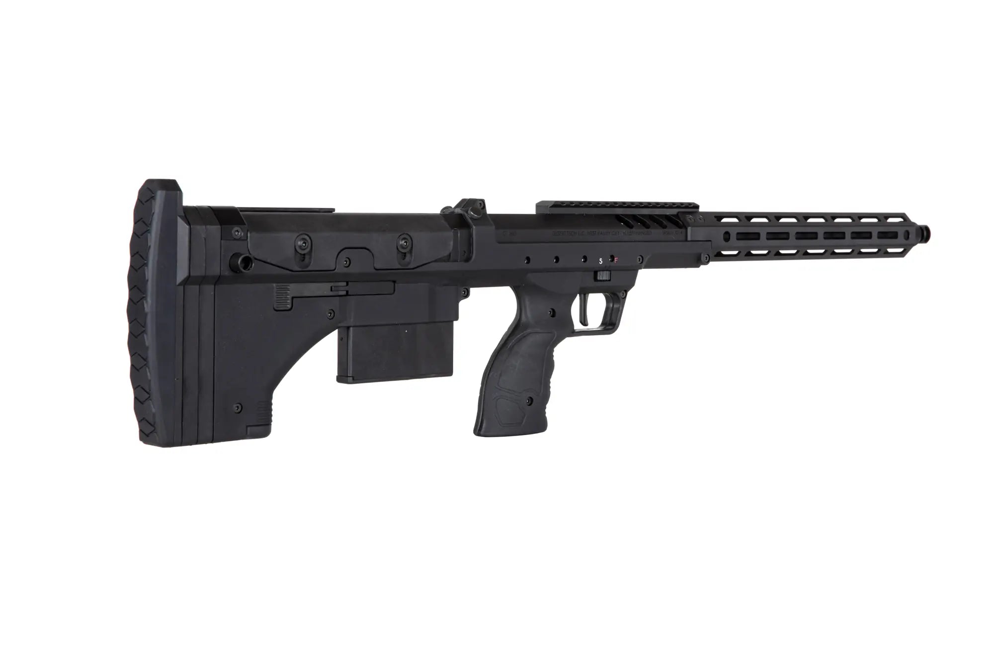 Desert Tech SRS-A2/pim/M2 22" sniper airsoft rifle (left-handed) Black