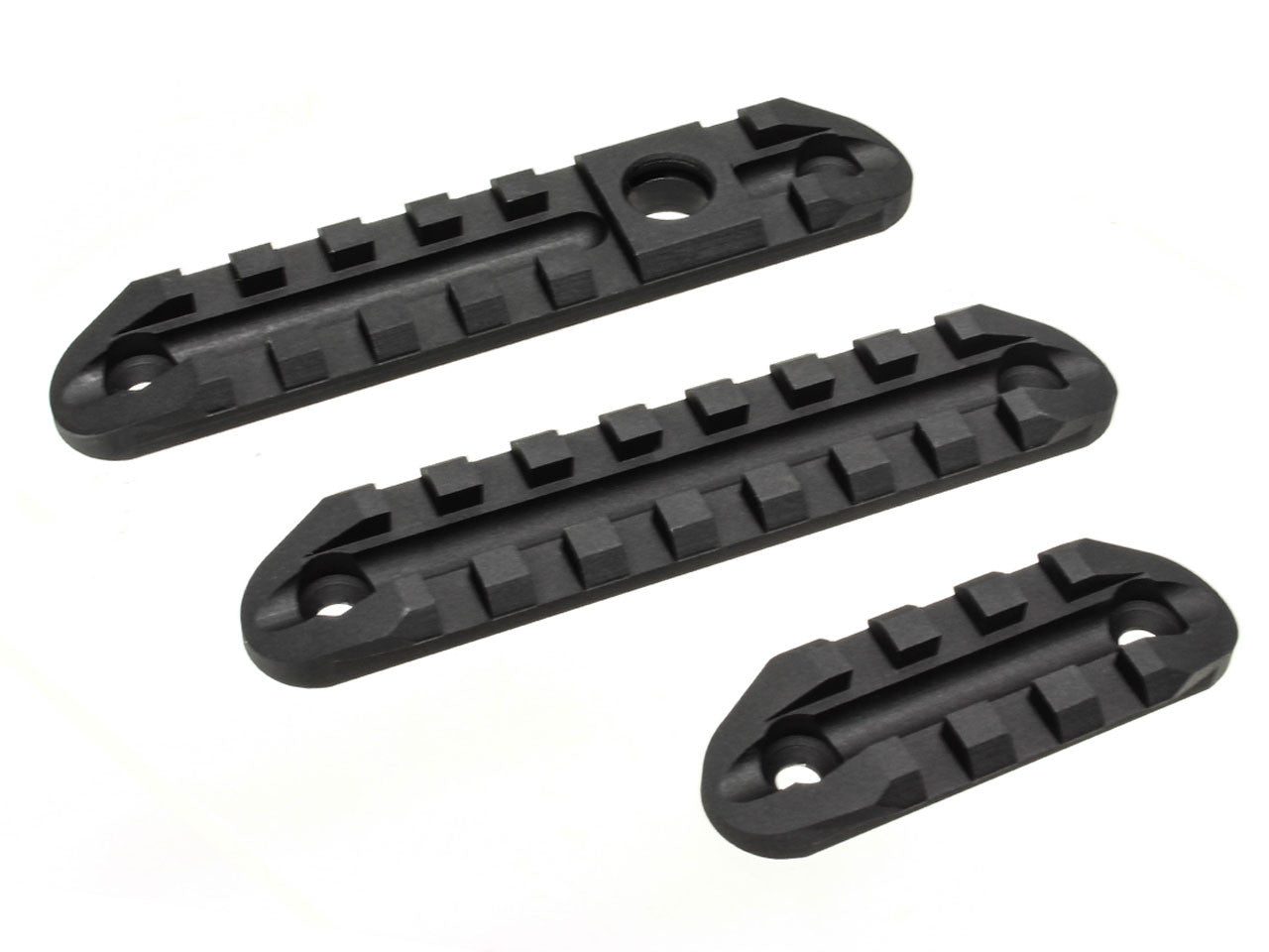 AA RIS Rails Set for AAC 21 Rifles, 7 / 3 Slots (3 Pieces) - Black