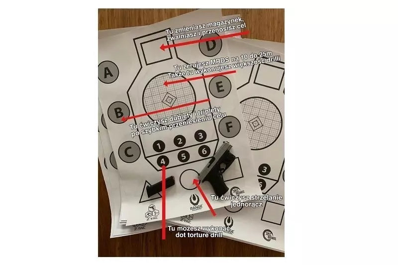 Aim Small Shooting Target - 50 Pcs