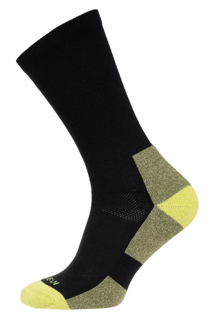 Na Giean MEDIUM WEIGHT CREW socks NGCM4001 L (44-46) black and green