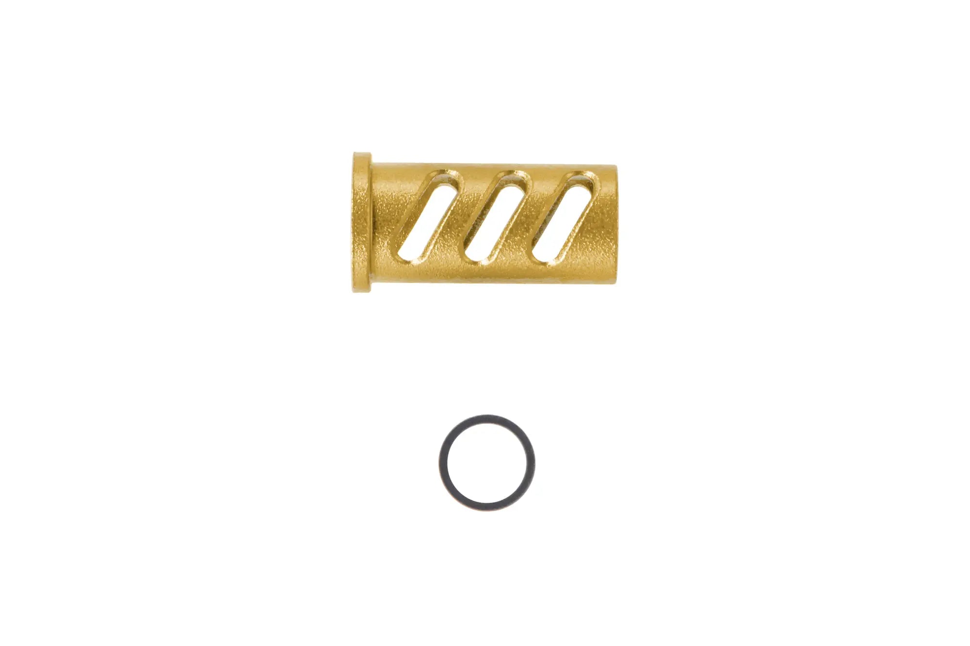 LA Capa Customs CUTOUT lock guide cap for TM Hi-Capa 4.3 replicas (with Delrin ring) Gold