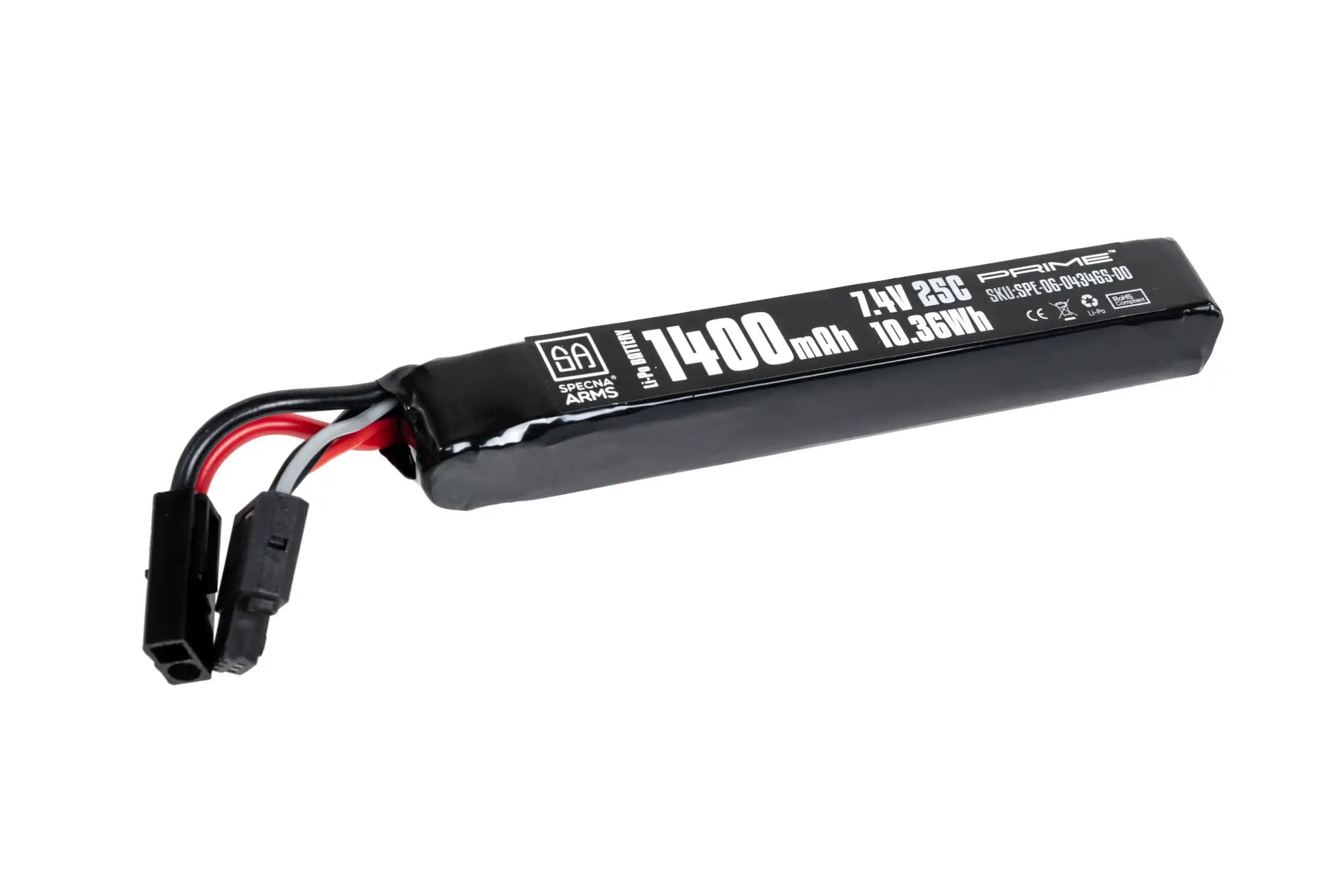 Akumulator Li-Po Specna Arms x Gens Ace 1400 mAh 25C 7.4V Tamiya mini G-Tech