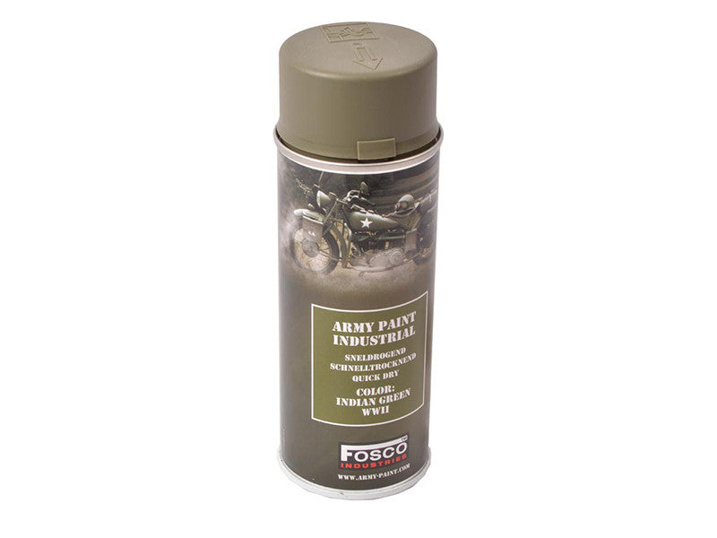 ARMY camouflage paint spray INDIAN GREEN WWII