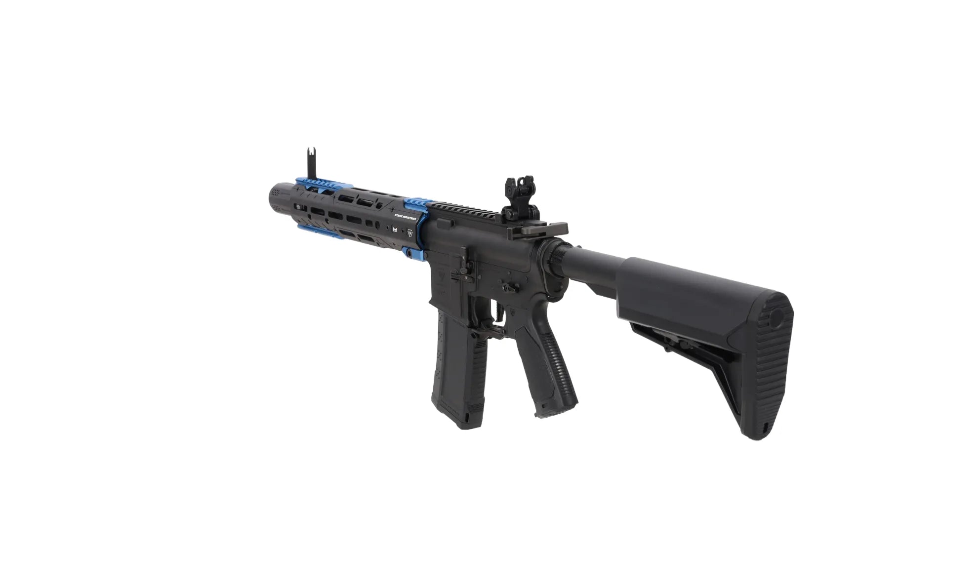 King Arms x Strike Industries Sentinel GRIDLOK® 11" Aster SE ETU Black/Blue airsoft Carbine-3