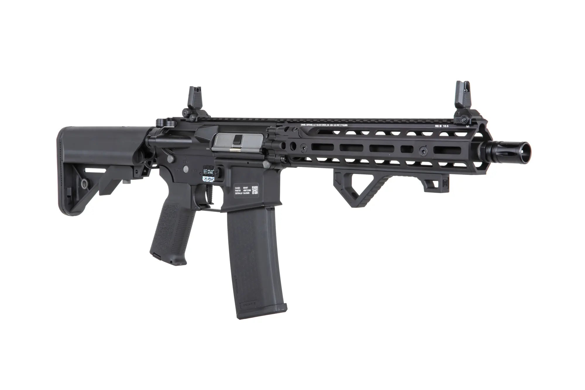 airsoft Specna Arms Daniel Defense® RIS III 10.5'' SA-P27 PRIME™ Aster II ETU carbine with brushless motor Black-3