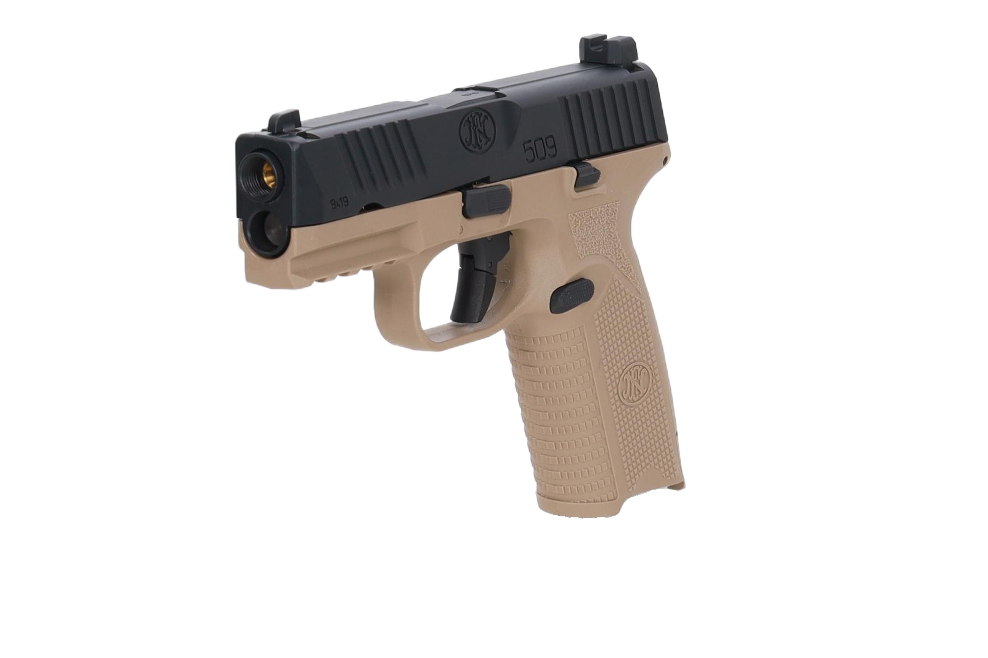 FN Herstal x Cybergun FN 509 GBB Pistol – Half-Tan