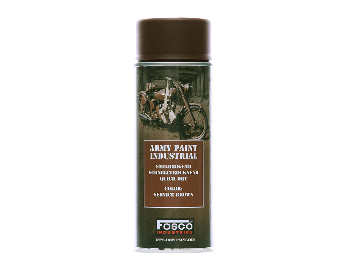 ARMY camouflage paint spray 400 ml SERVICE BROWN