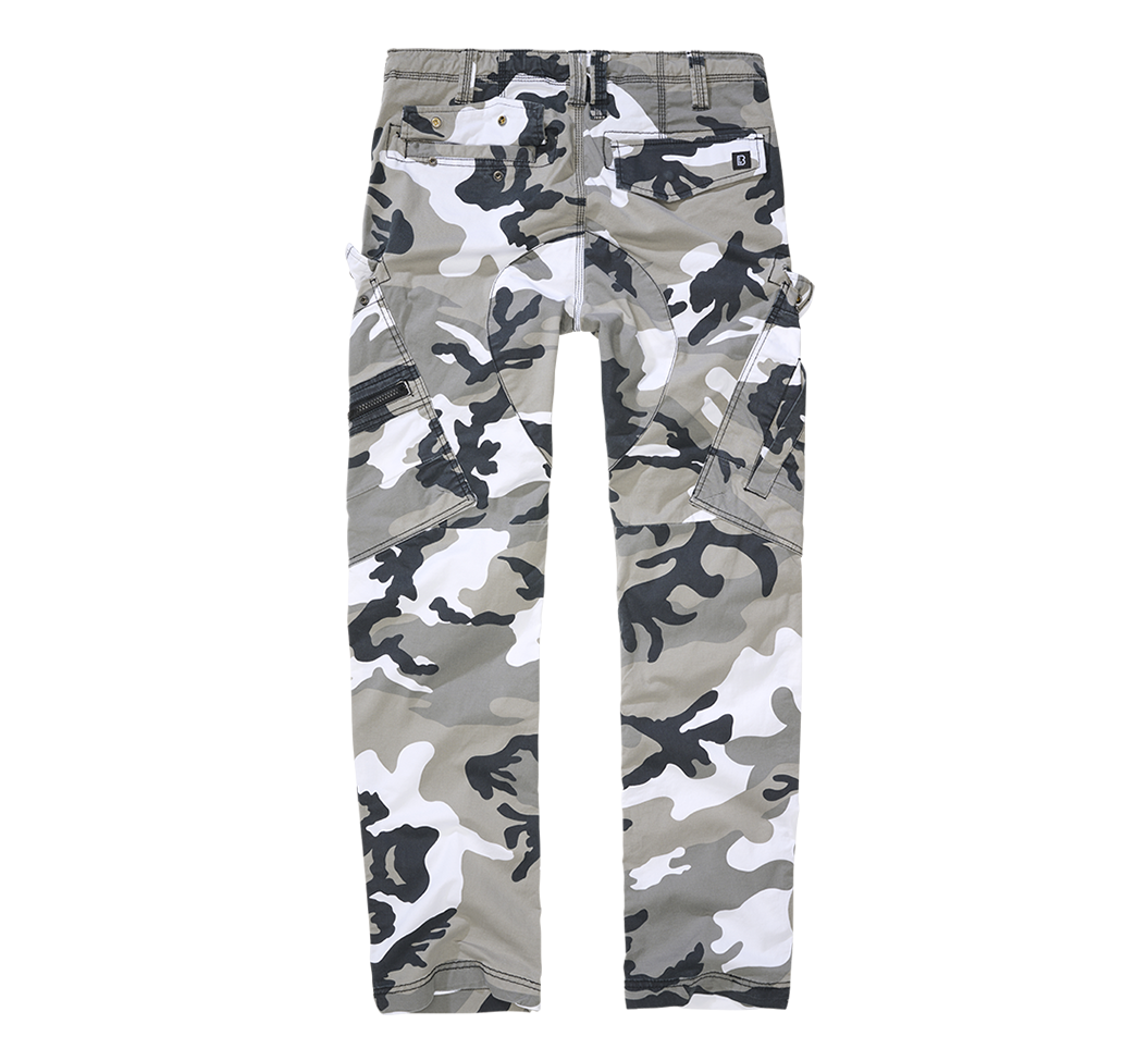 Brandit Adven Slim Fit Urban Woodland Trousers