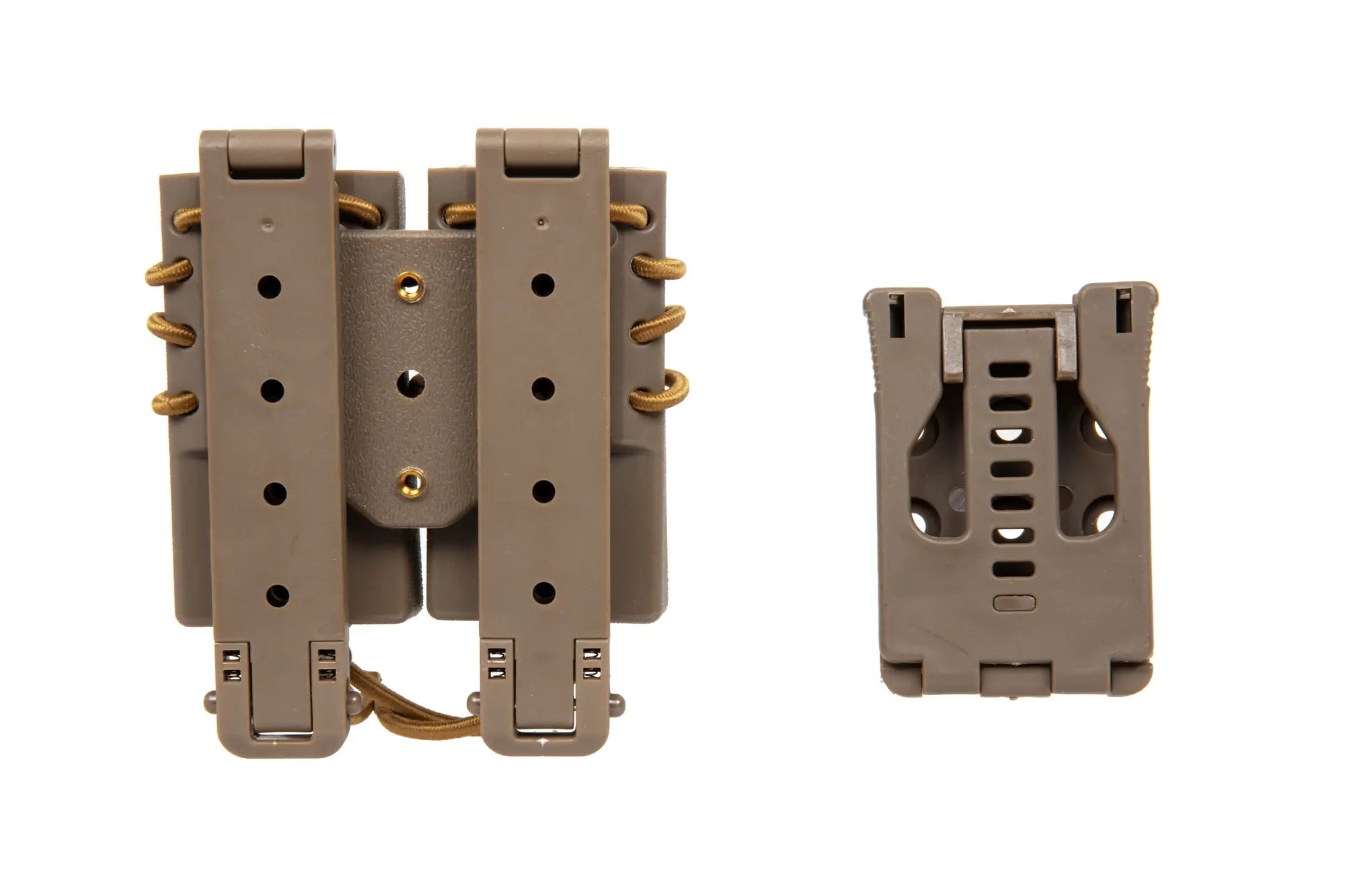 Carrier for 2 9mm magazines Wosport Urban Assault Quick Pull Tan