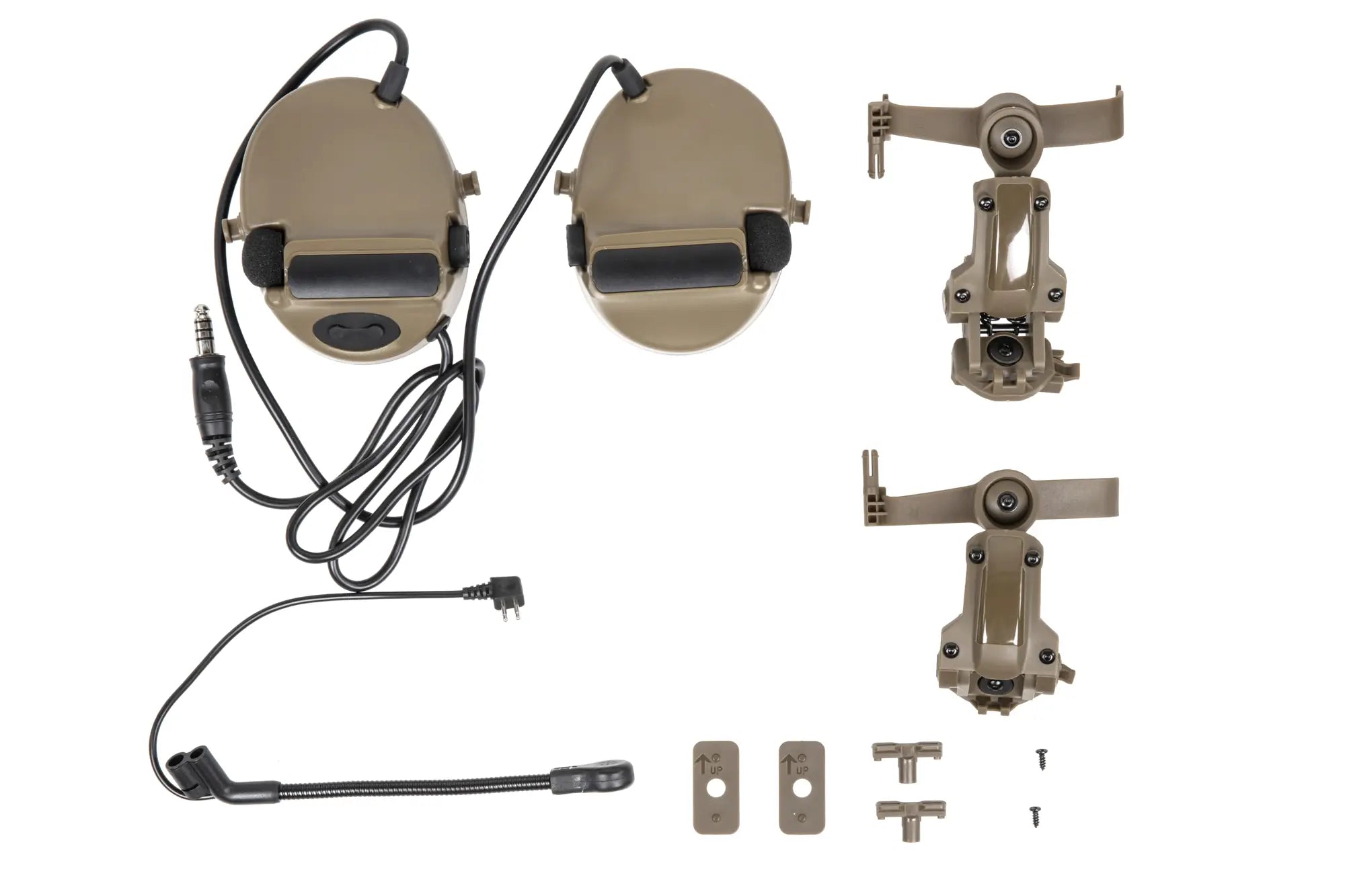 Wosport C5 HD-24-A Tan tactical headset