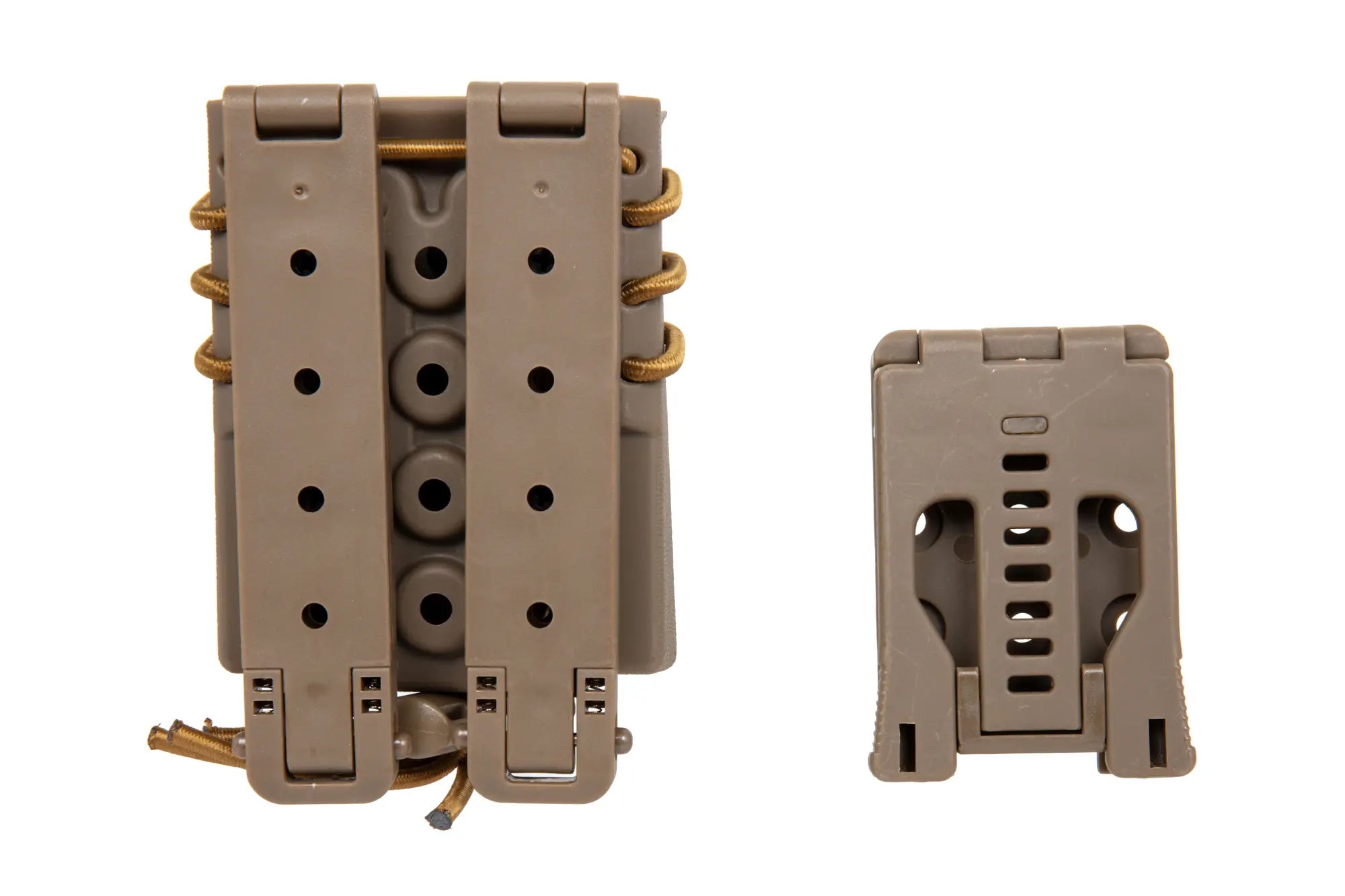 Carrier for 2 M4/M16 and 9mm magazines Wosport Urban Assault Quick Pull Tan-1