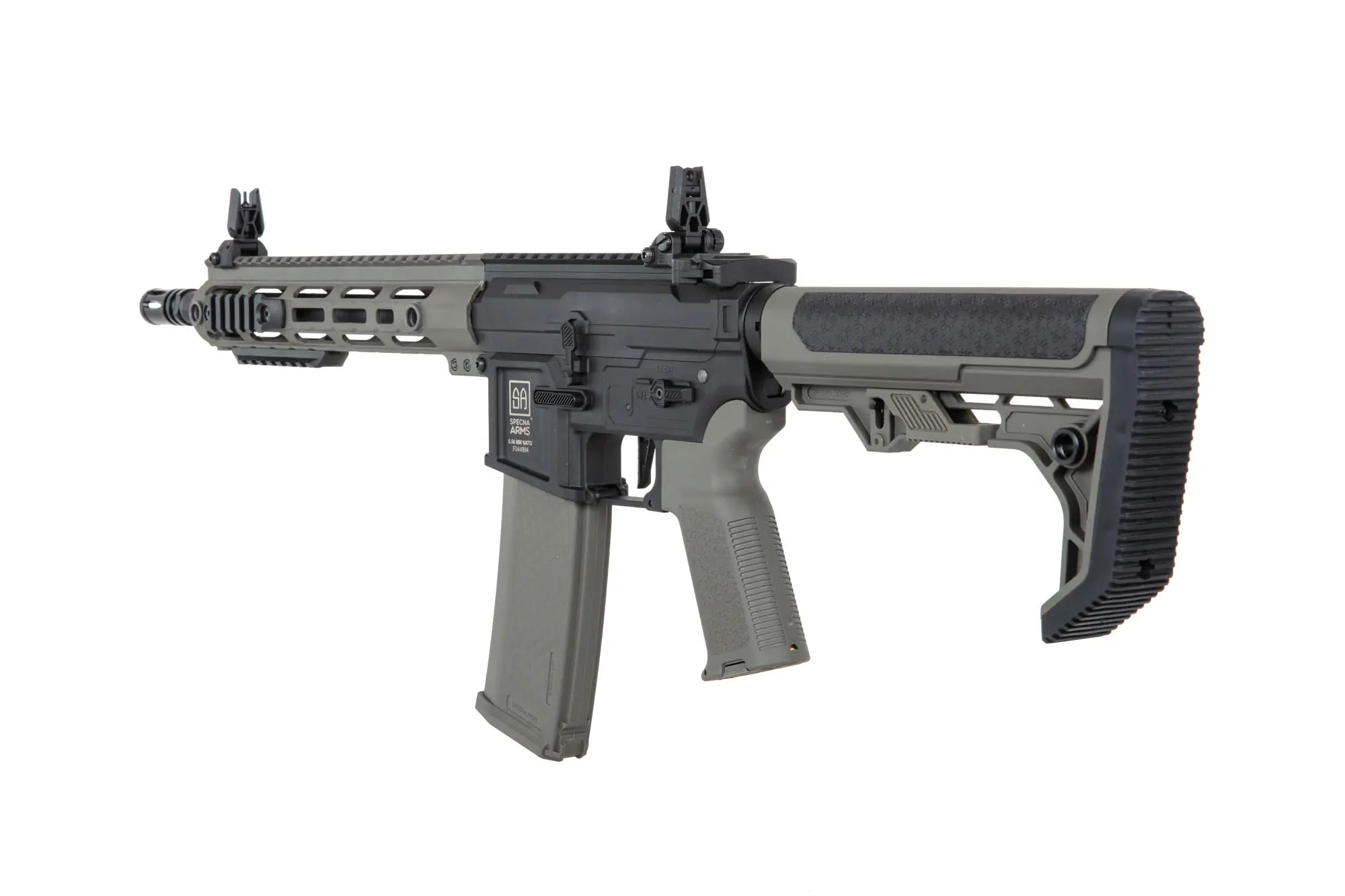 Specna Arms SA-F05-RL FLEX™ Light Ops Stock/ New Receiver HAL ETU™ Olive airsoft Carbine-1