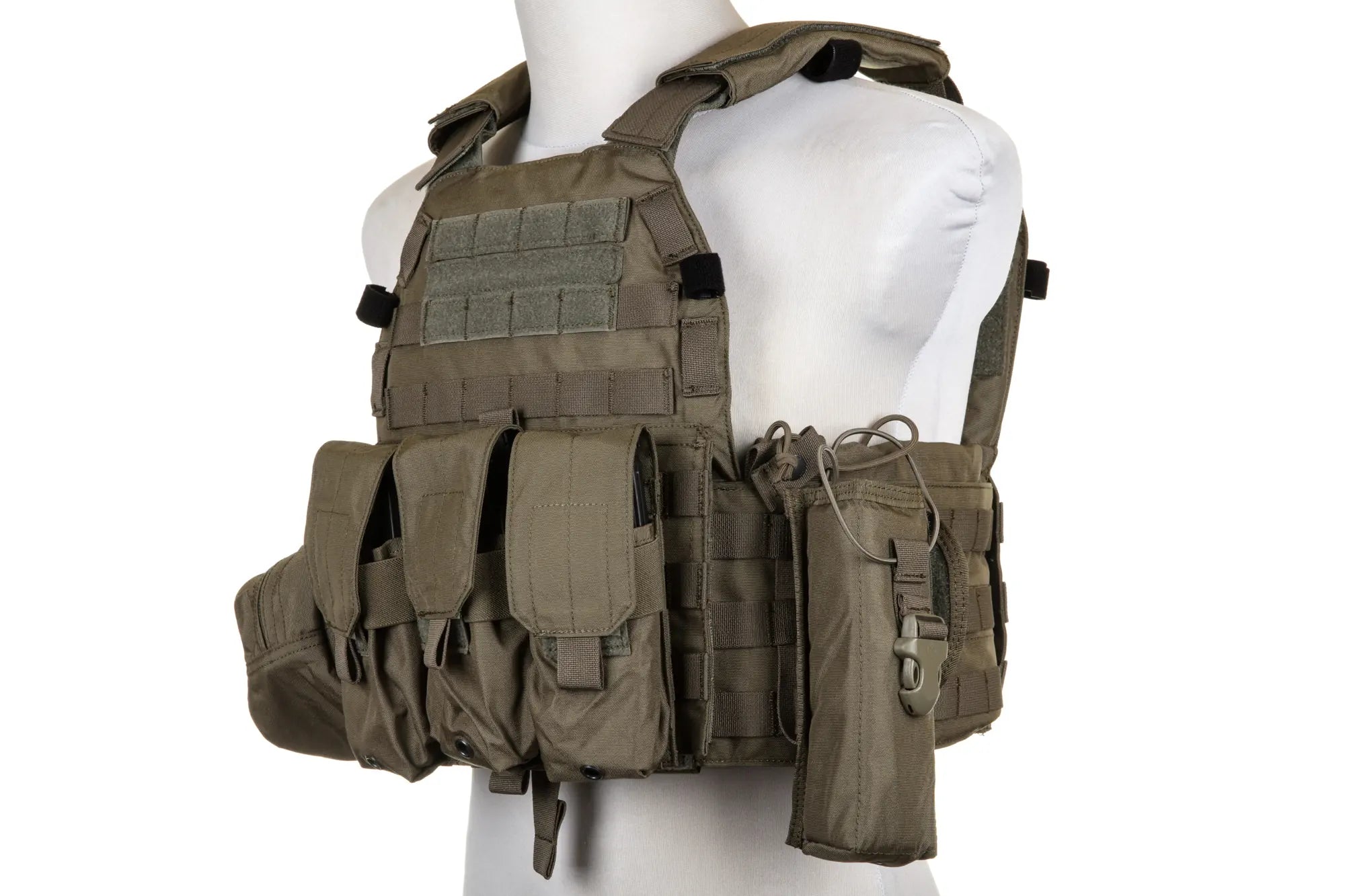 Emerson Gear 6094A Style Plate Carrier waistcoat with Ranger Green cargo kit-1